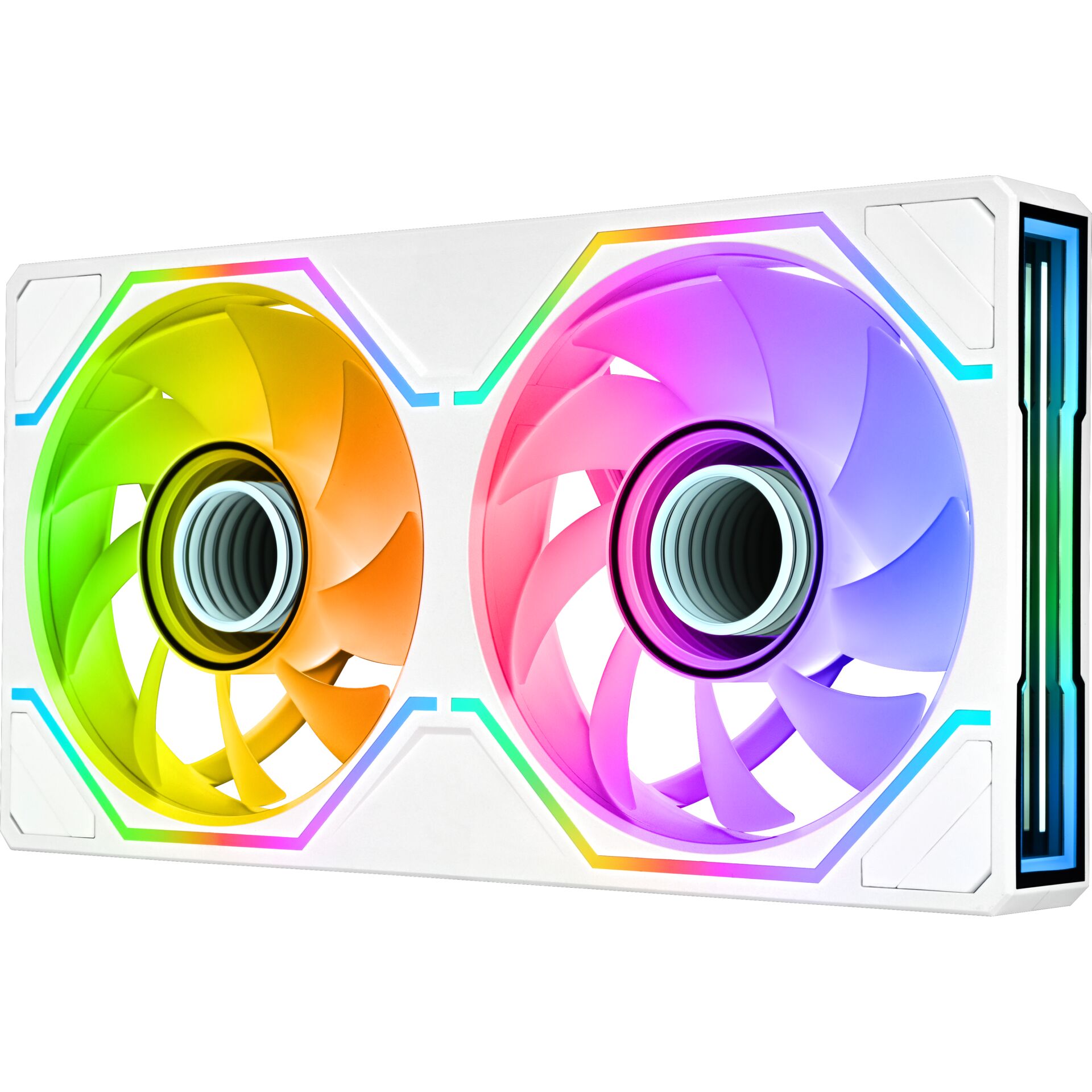 RGB-Fans, PCIe-Grafikkarte, Dual-Lüfter, Gehäuse-Lüfter, RGB-Beleuchtung