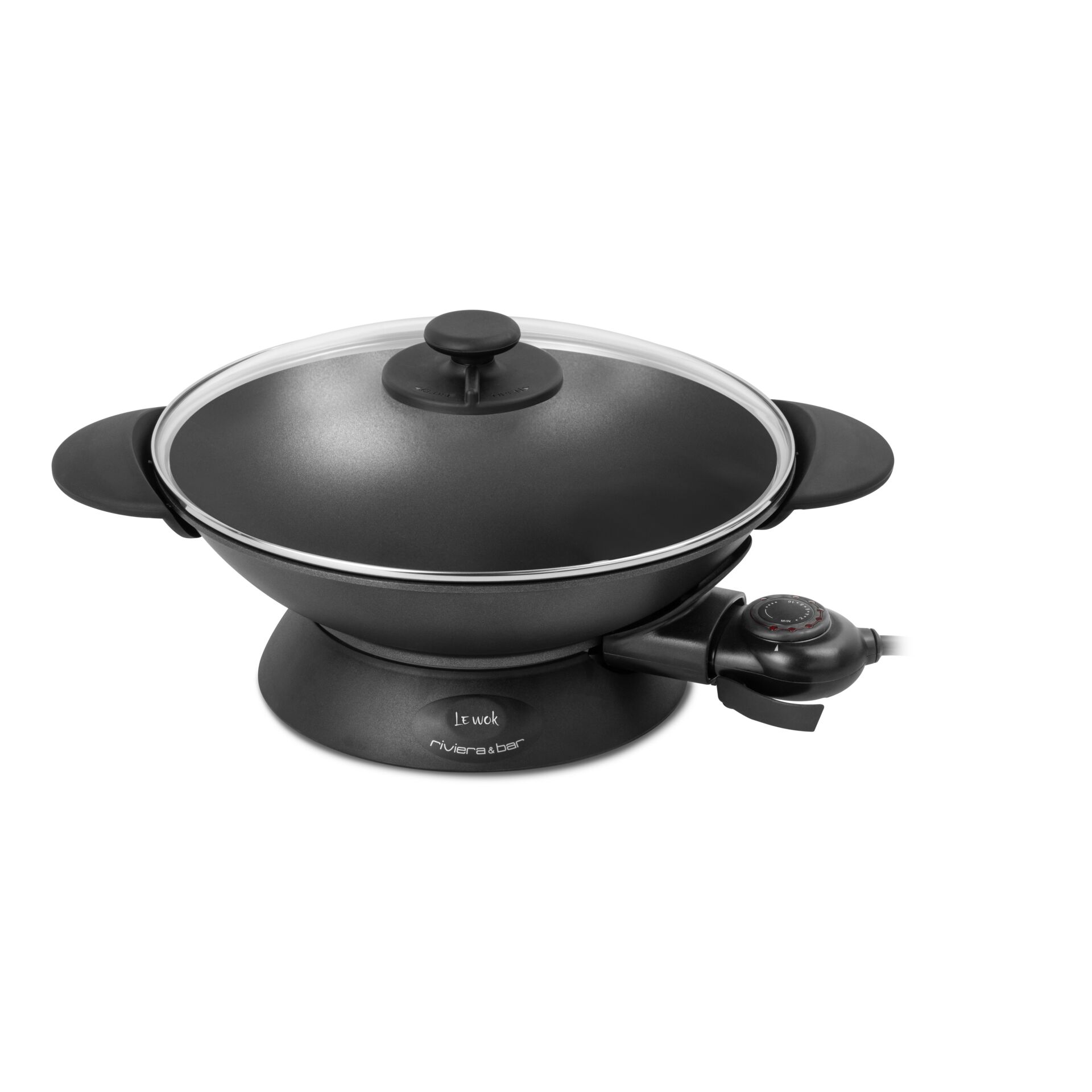 Elektrischer Slow Cooker, Glasklappdeckel, Non-Stick Beschichtung, Gusseisenoptik, Küchengerät