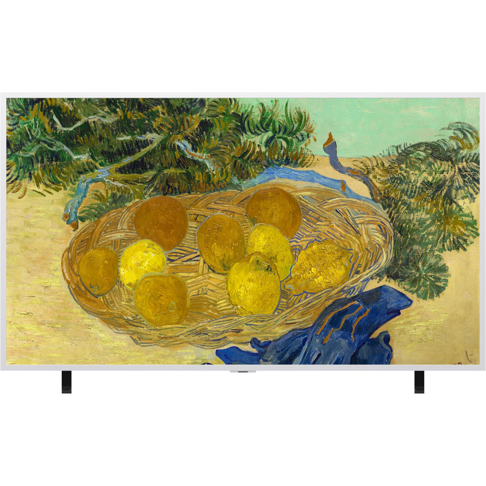korb, zitronen, frucht, korbs, stillleben