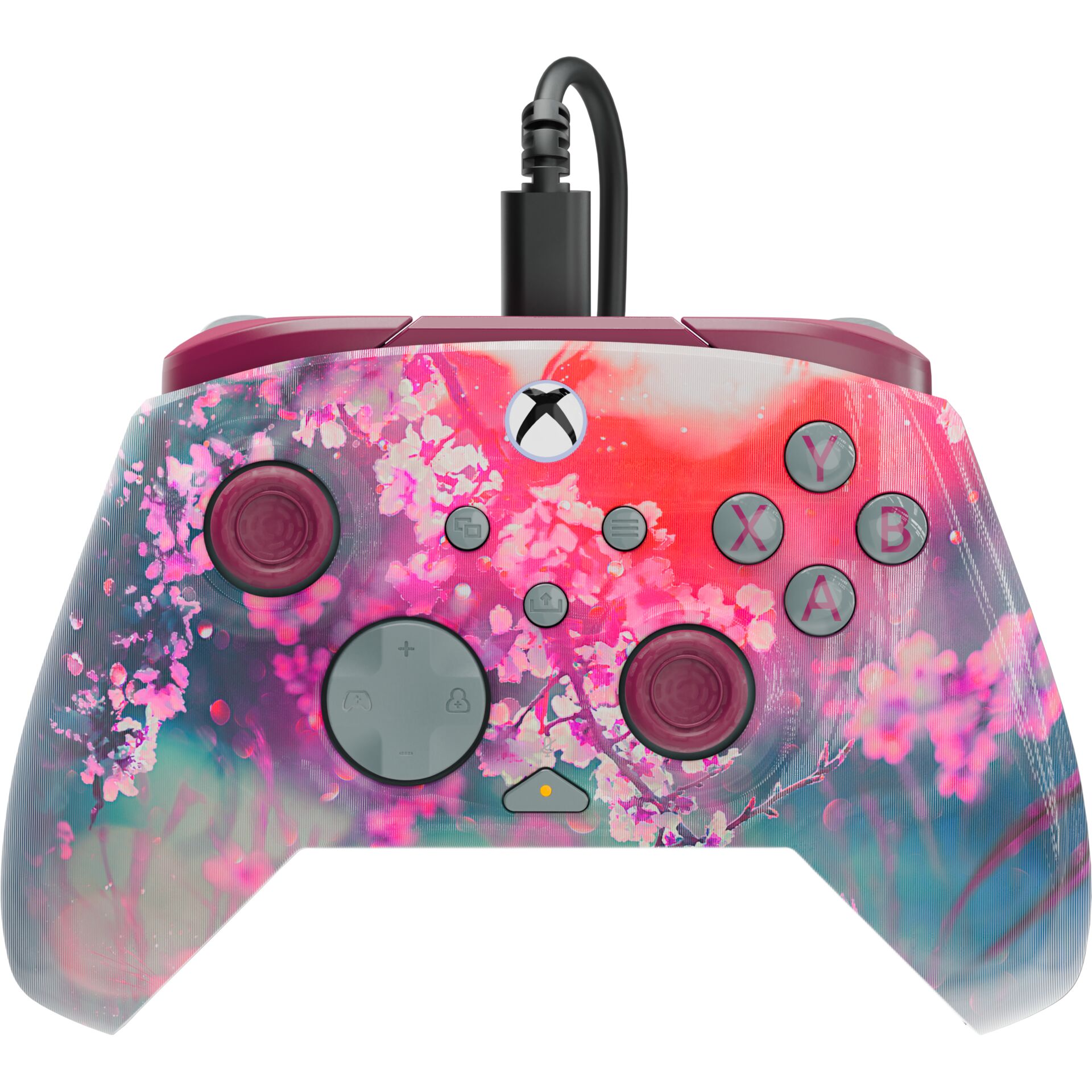 gaming-Controller, Xbox-Controller, Blumen-Design, Kabelgebundene-Verbindung, Kompakte-Griff