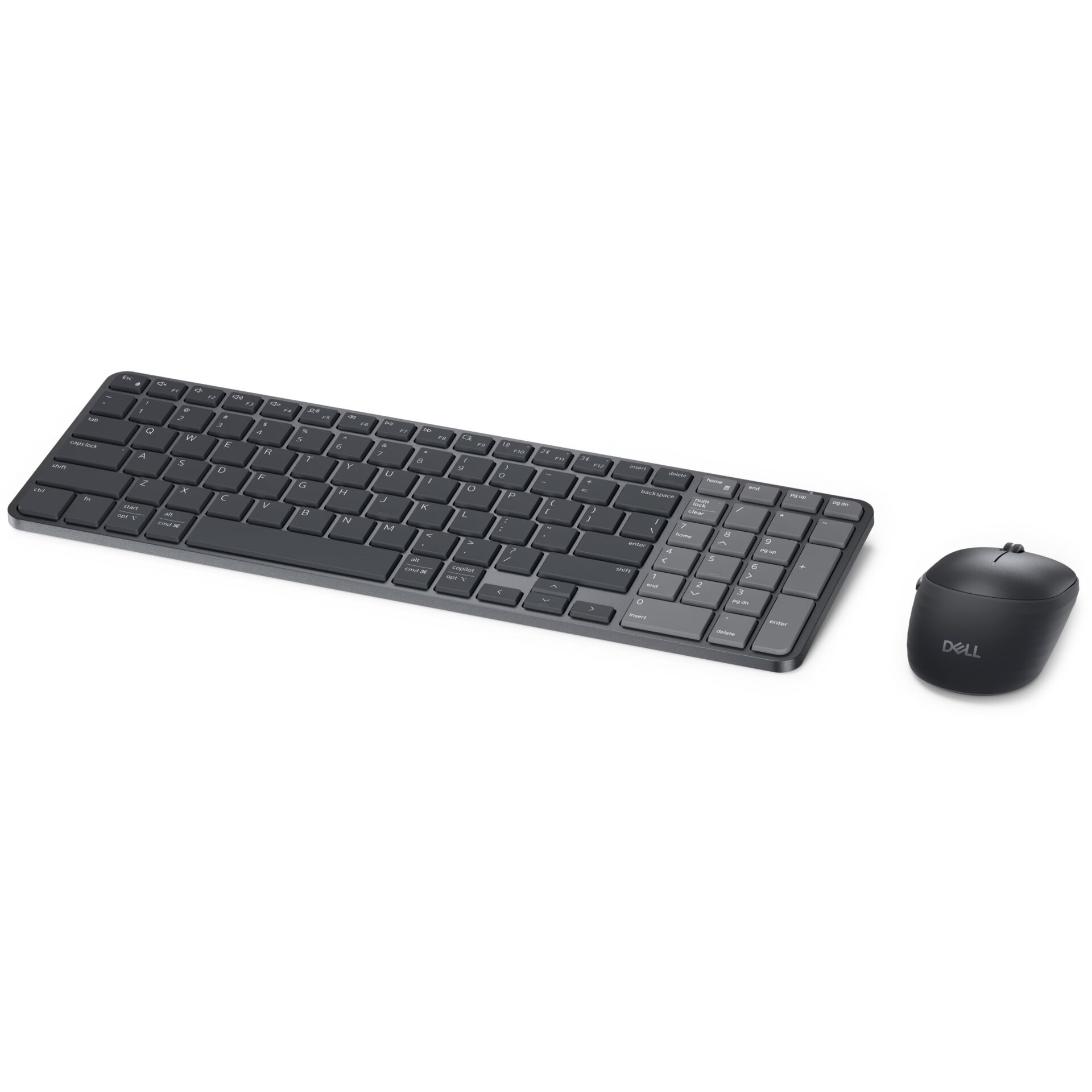 Kabeltastatur, Tastatur, Drahtlos, Birnenförmige Maus, Schwarz