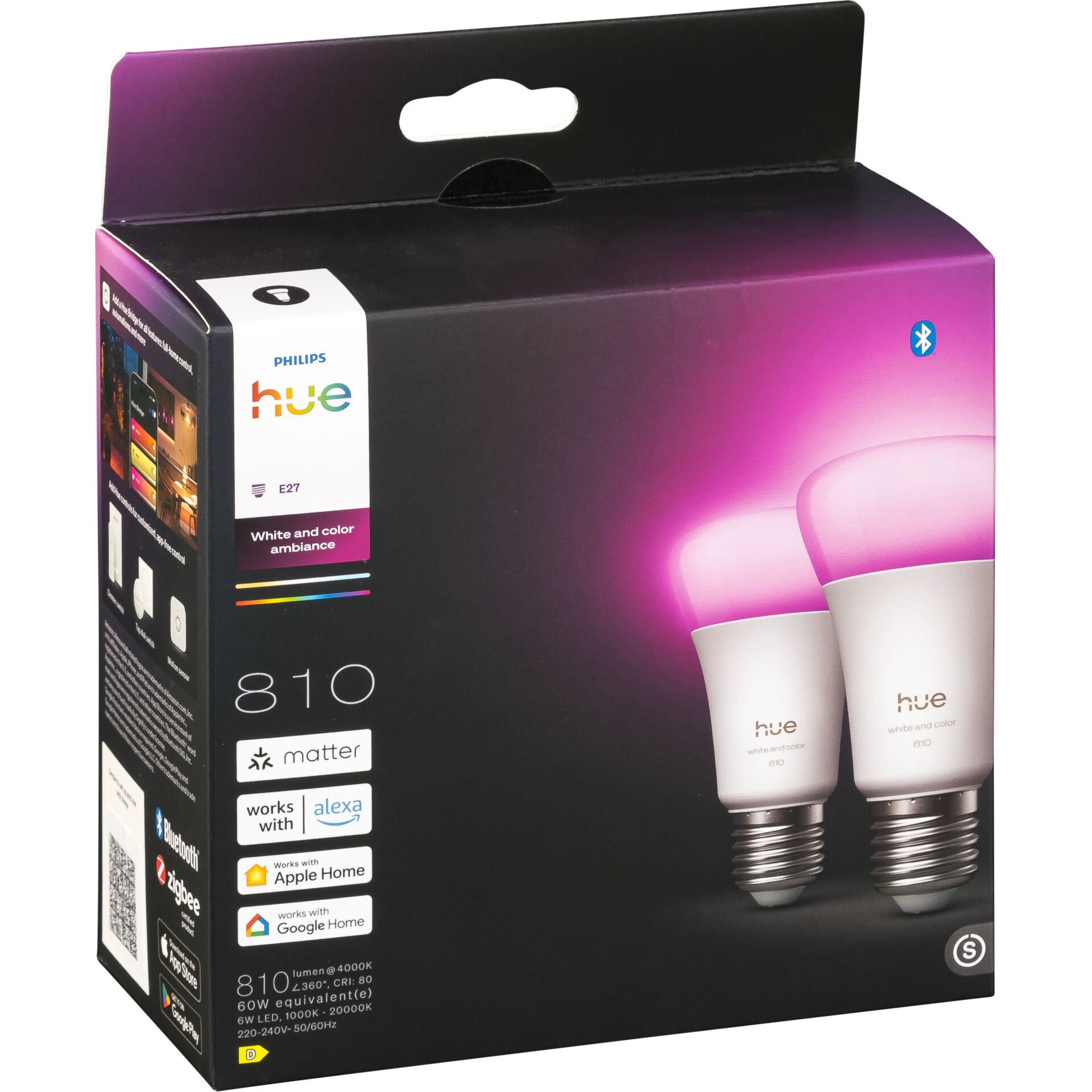 smarte Glühbirne, LED, Birne, Farbwechsel, Bluetooth