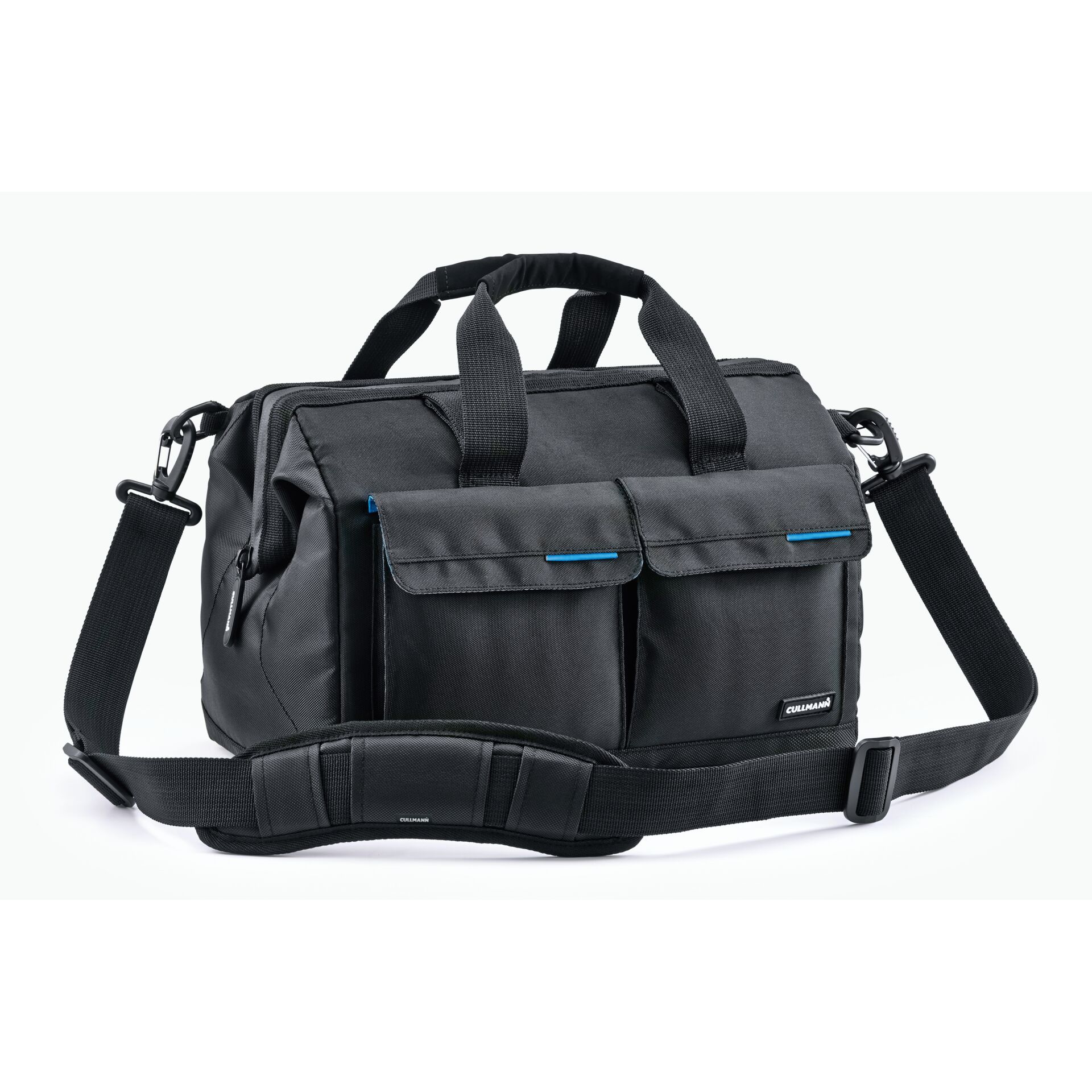 Tasche, Zubehör, Handtasche, camera bag, messenger bag, dual pockets, shoulder strap, black