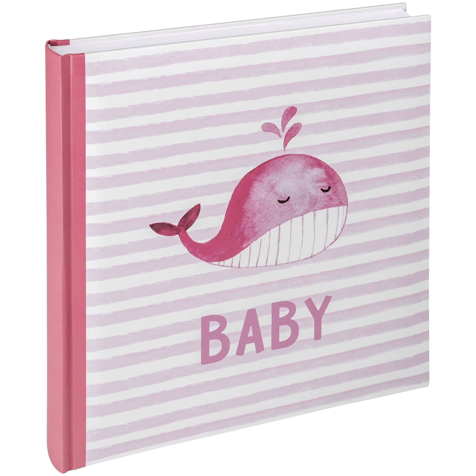 Walther Sam rosa         28x30,5  50 weiße Seiten Babyalbum UK183R