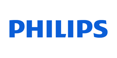 elektrischer Wasserkocher, Edelstahl, schwarz, mit Griff, Philips Logo