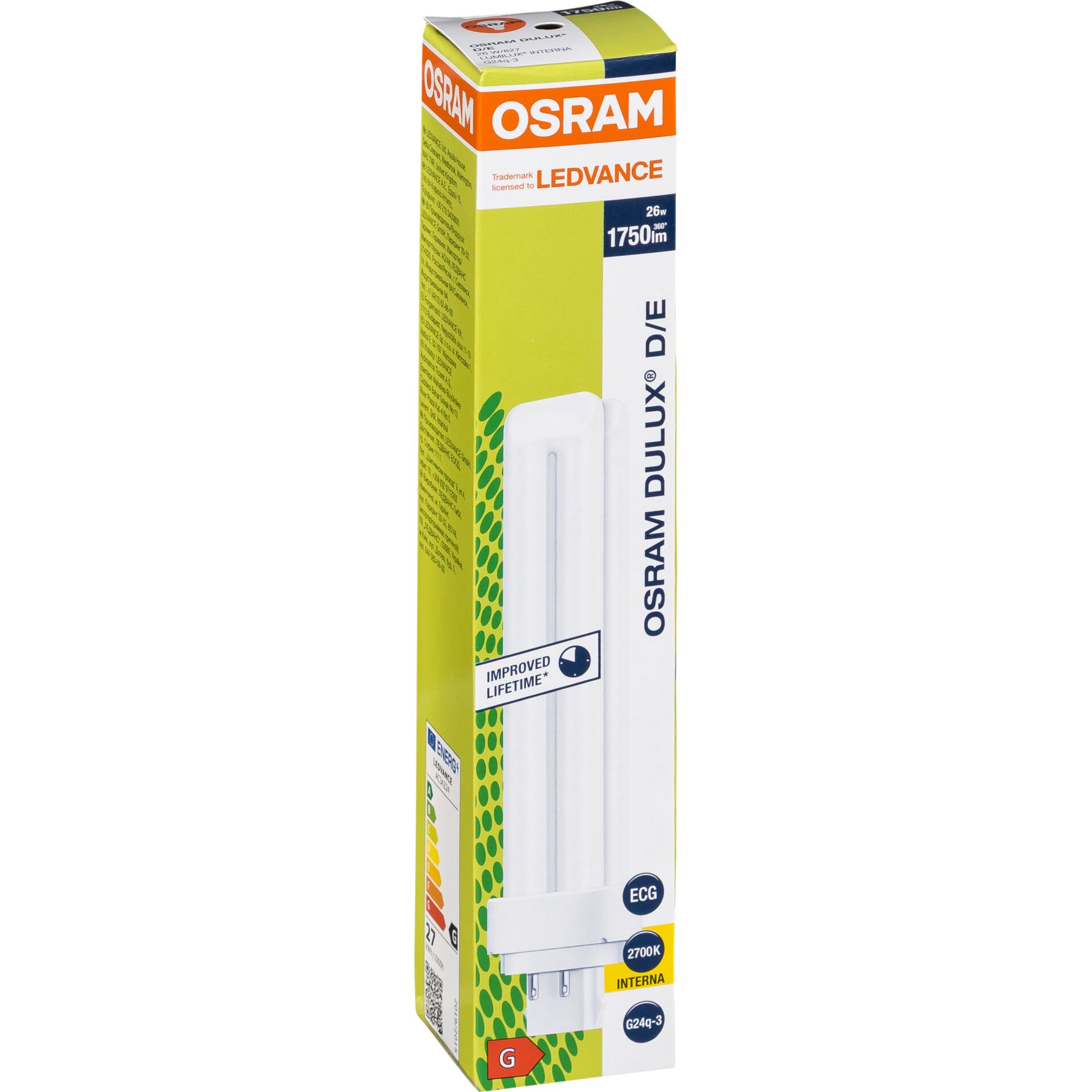 LED-Lampe, Tubes, G9, 2700K, Dulux/DLEC?
