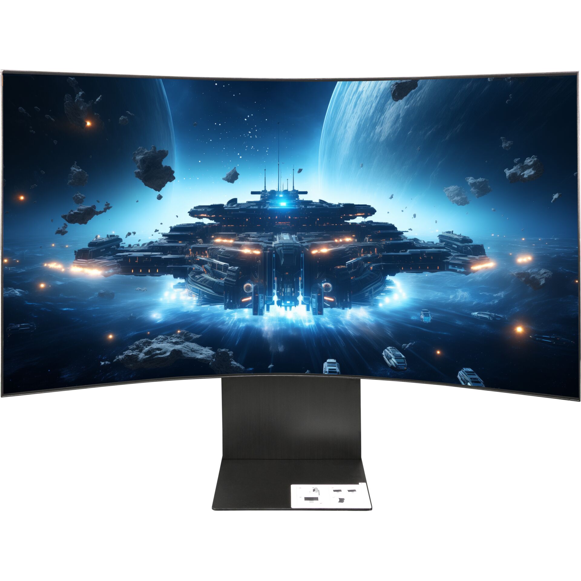 Computerausrüstung, Überwachen, Bildschirm, FERNSEHER, curved monitor, ultrawide, curved display, gaming monitor, space scene