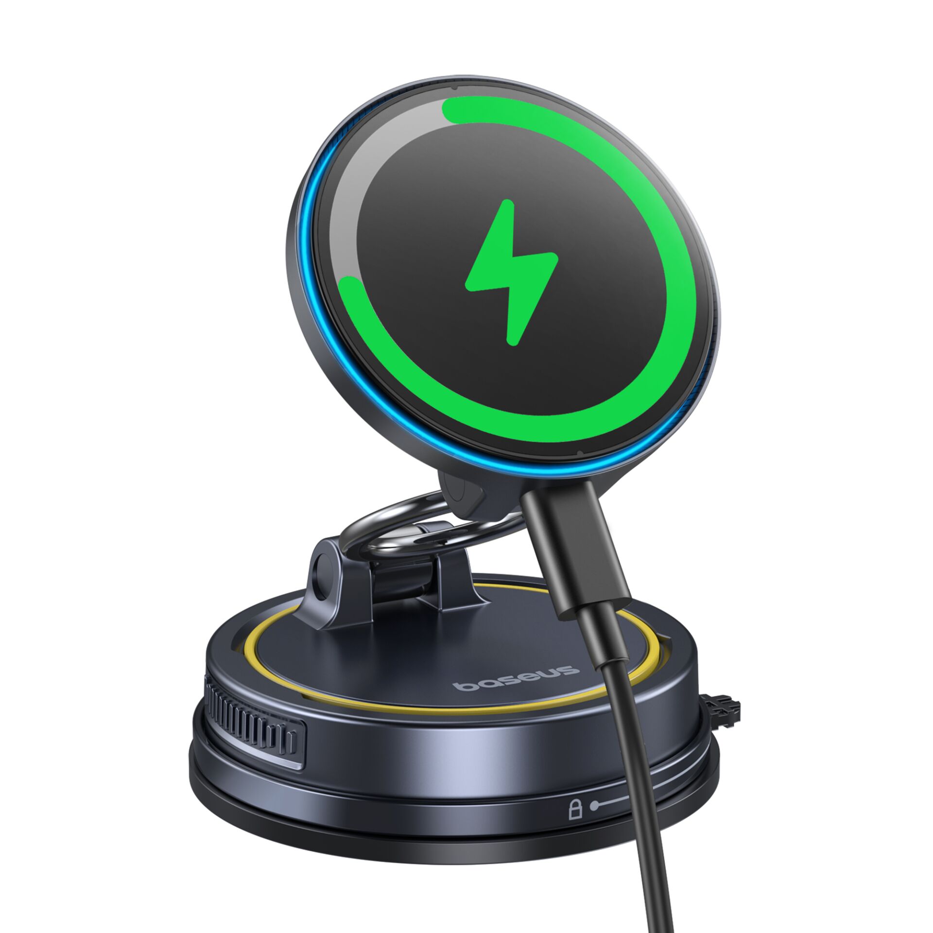 kabellade, Ladegerät, USB-C, Indikator, Rundronde Halterung