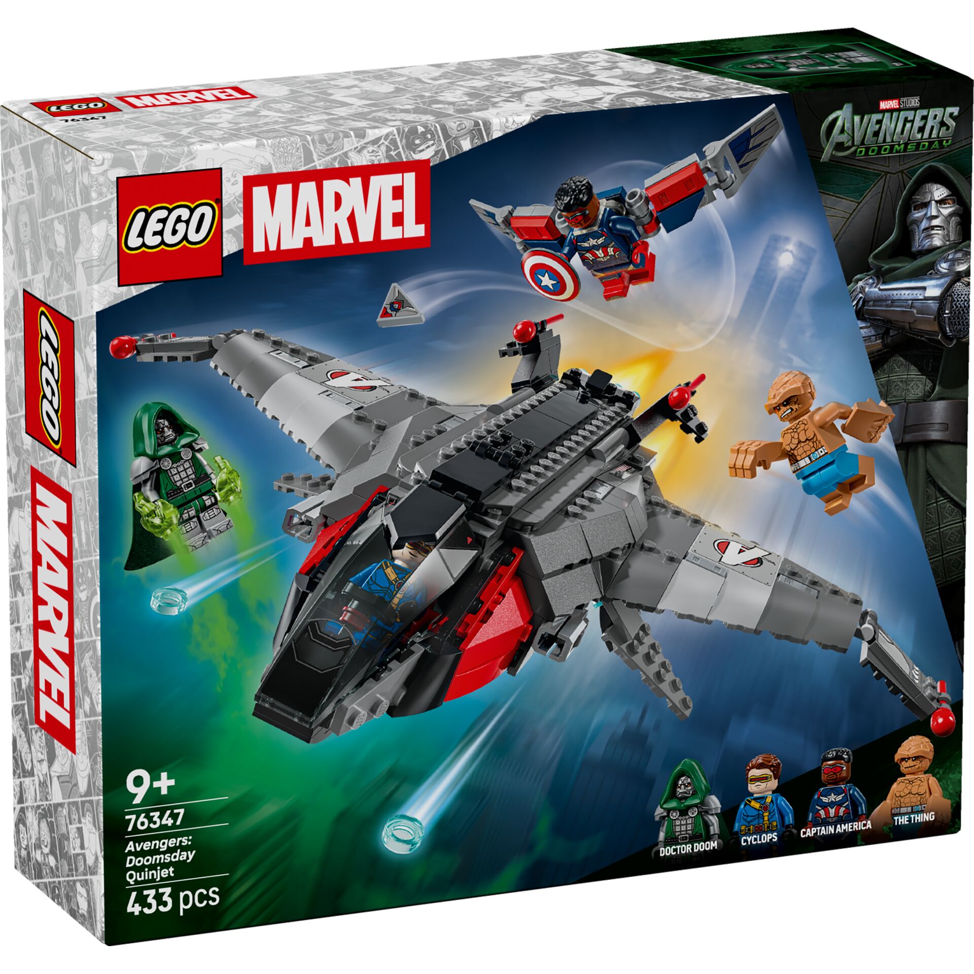 Lego, Marvel, Jet, Jagdflugzeug, Superhelden-Minifiguren