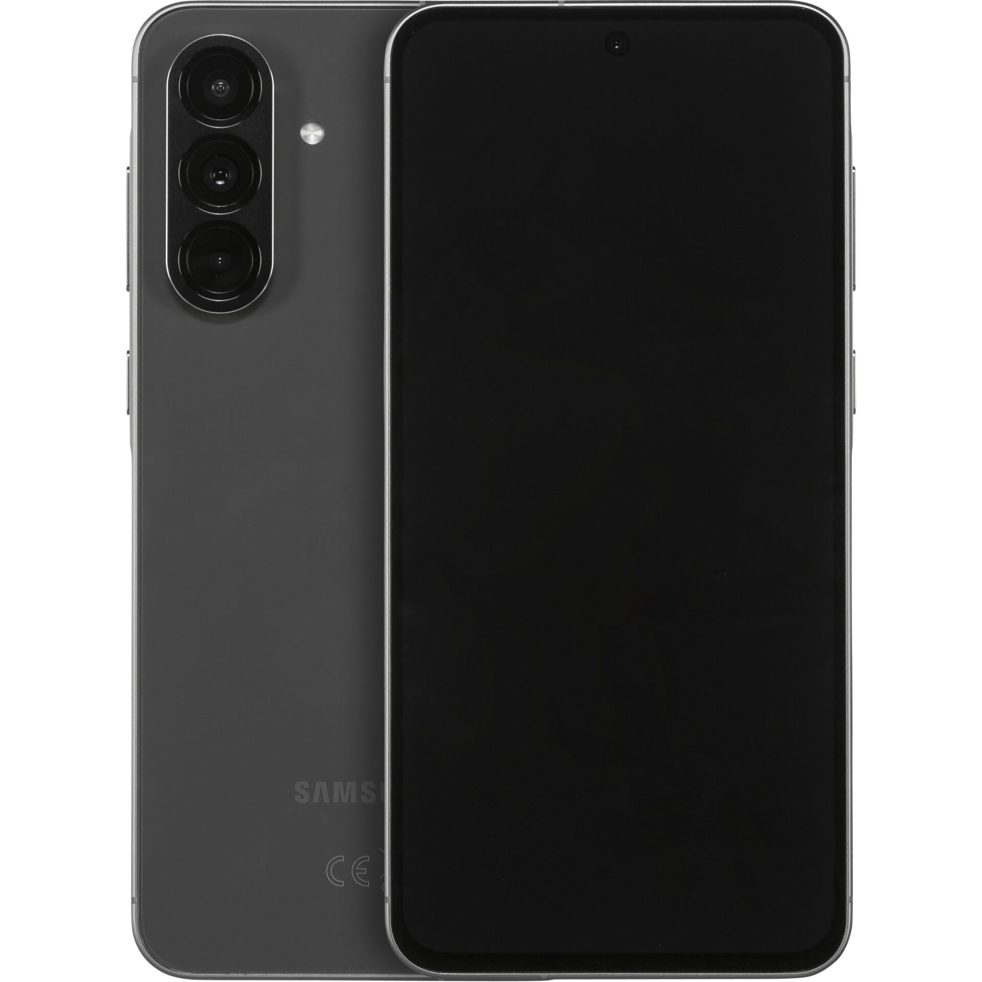 smartphone, Quad-Kamera, Grau, randloses Display, Triple-Kamera