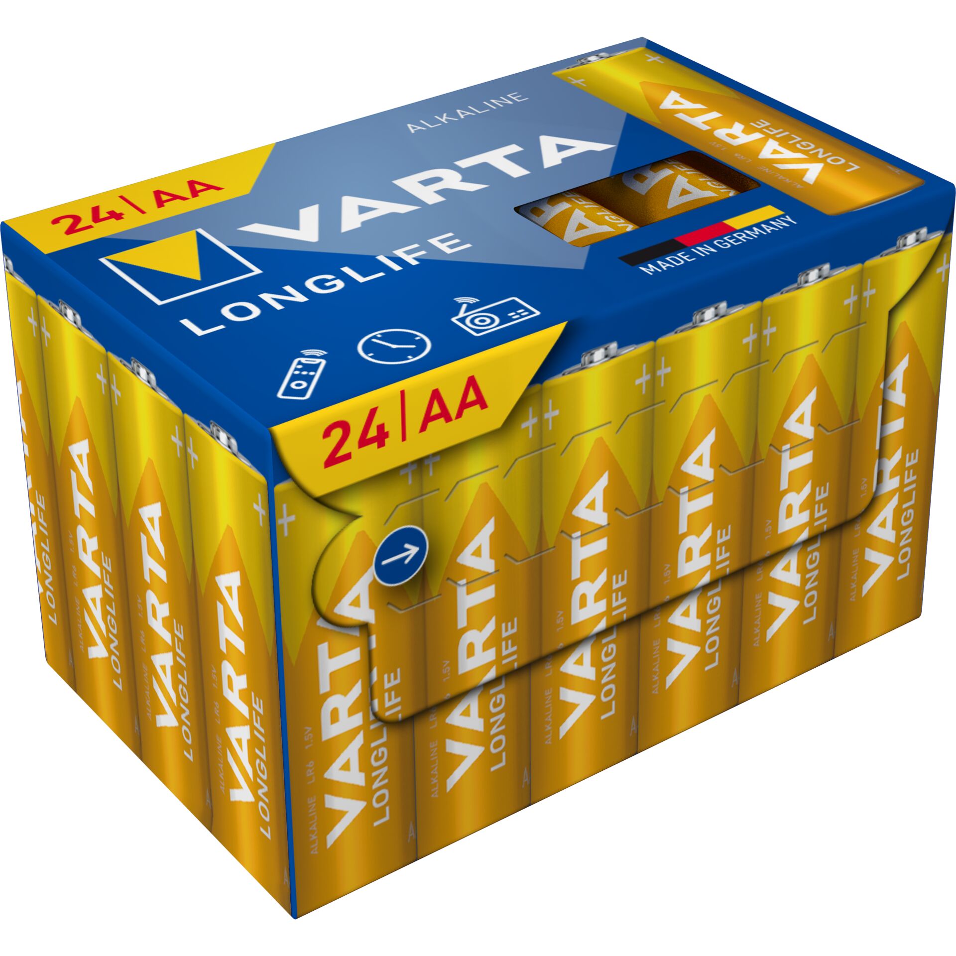 Alkaline, AA, Mignon, Zinkenzellen, Batteriepack