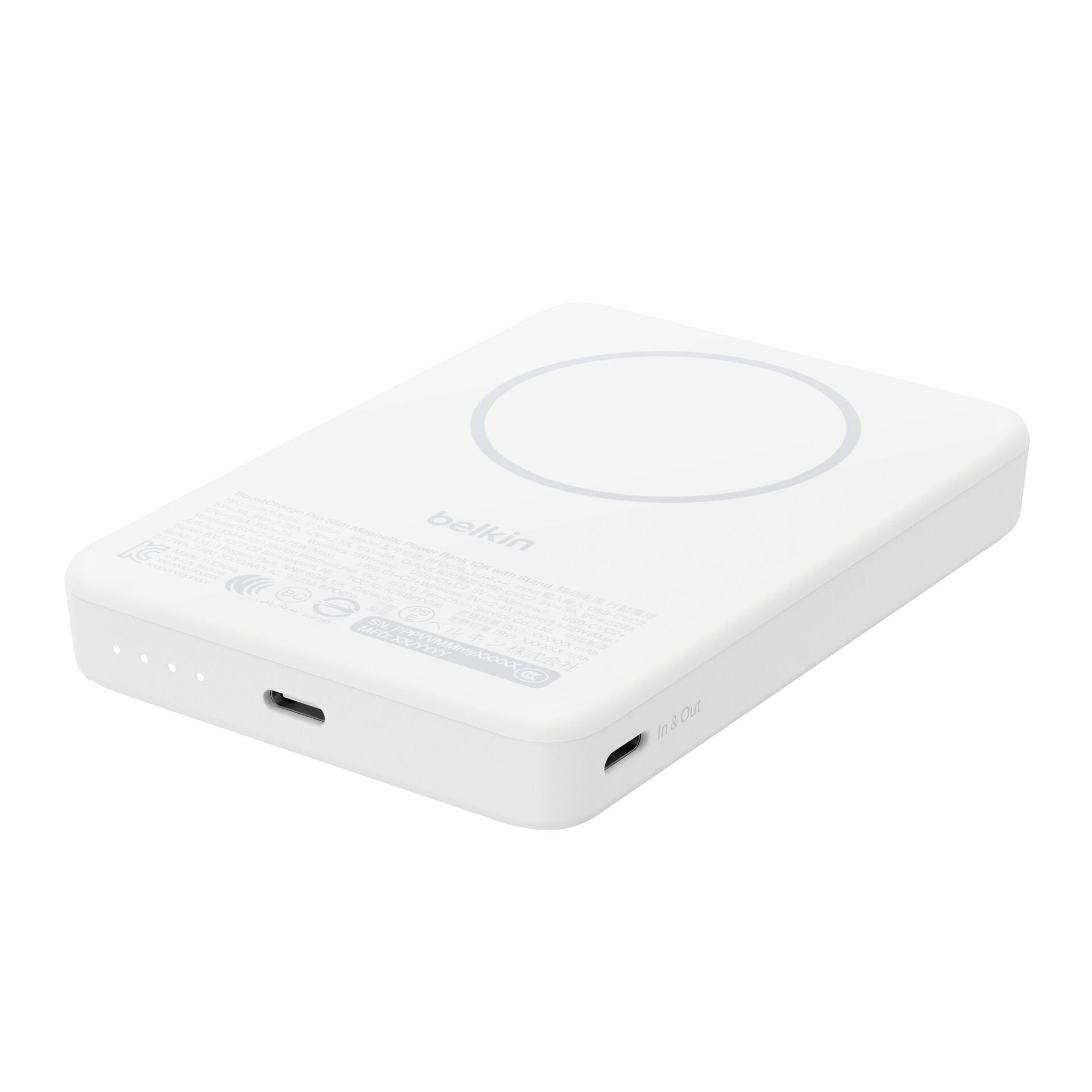 Powerbank, tragbare Ladestation, USB-C, kabelloses Laden, Belkin