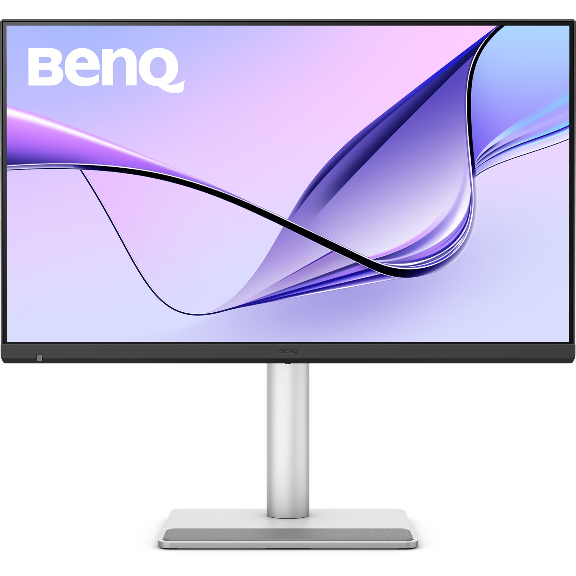 Monitor, LED, 27 Zoll, Silberner Stand, Flachbildschirm