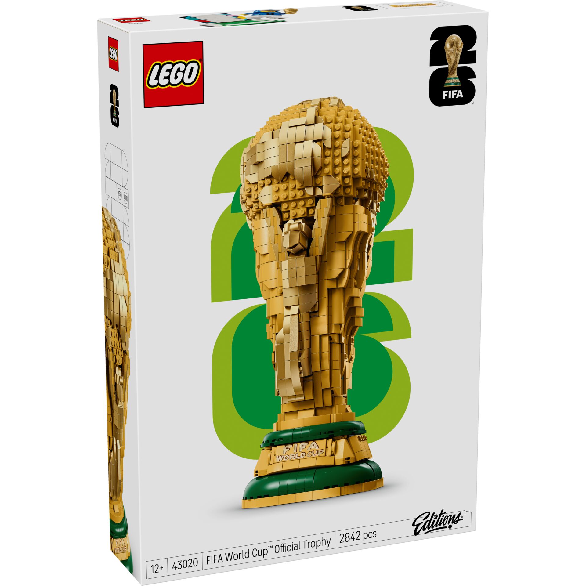 Trophäe, Statue, Goldfarben, LEGO, Weltmeisterschaft