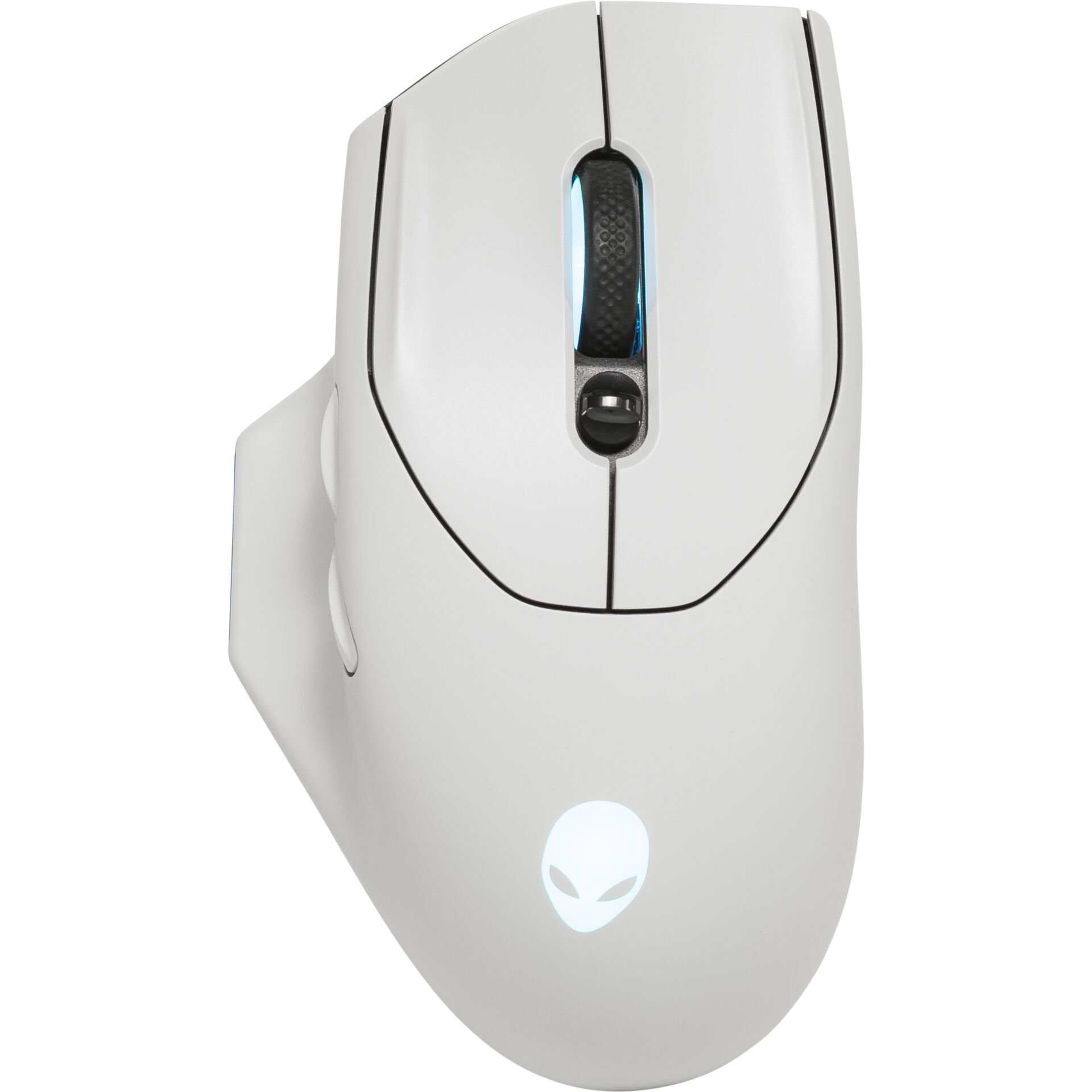 computer, maus, kabellos, ergonomisch, alien-logo