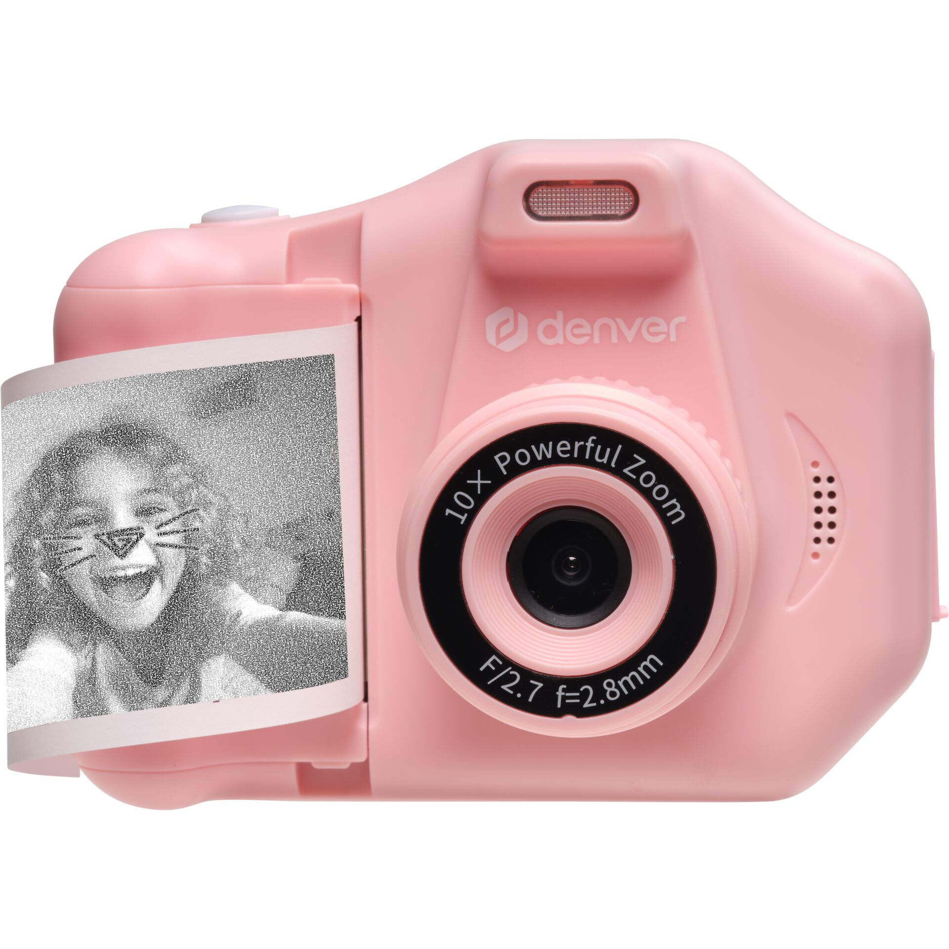 Digitalkamera, Kinderkamera, Rosa, Sofortdruck, 10-fach-Zoom
