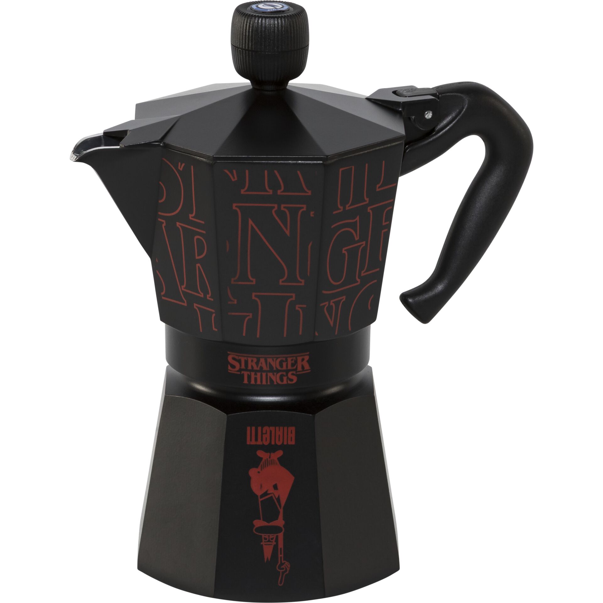 Kaffeemaschine, Espresso, Metall, Schwarz, Stranger Things