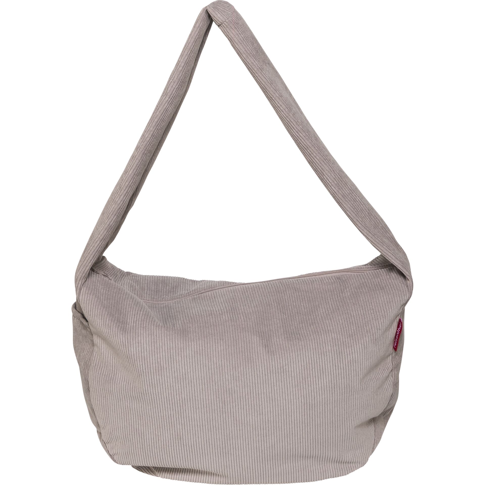 Tasche, Umhängetasche, Cord-Tasche, Beutel, rosa/cremefarbene Tasche