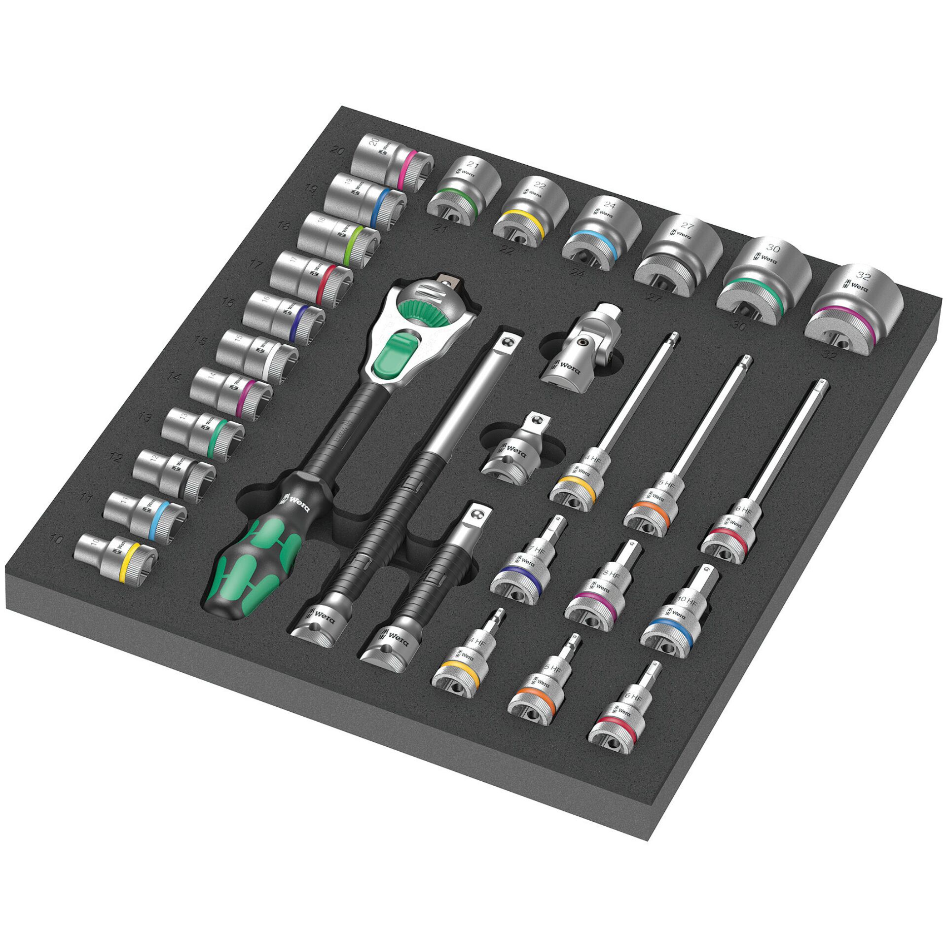 Ratsche, Steckschlüsselsatz, Schraubenschlüssel, Werkzeugset, Torx/Socketen