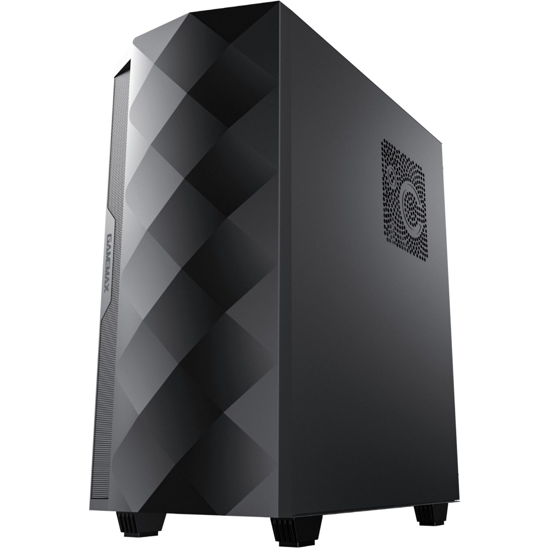 Gamer-PC, Turm, Gehäuse, Mid-Tower, Schwarz