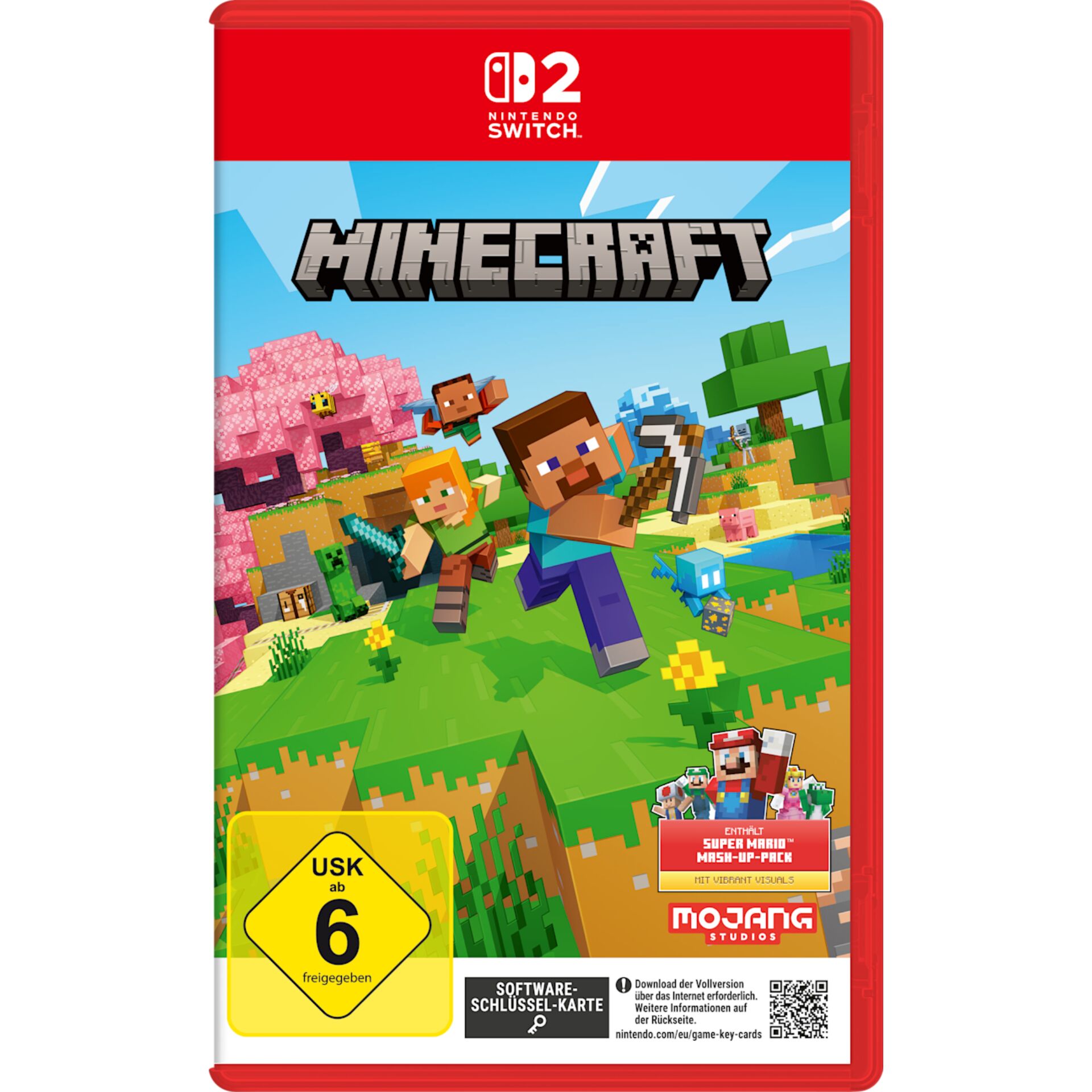 Minecraft, Nintendo Switch, Spiel, Kopfzeile, Robuster