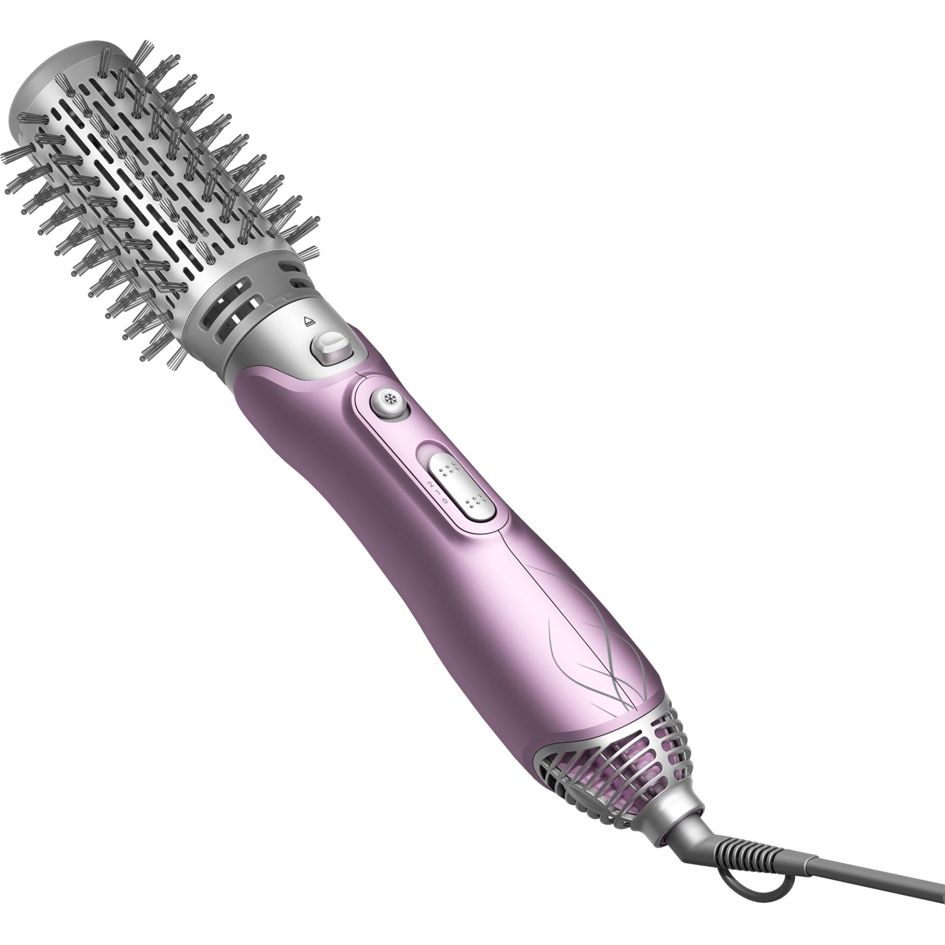 haartrockner, roundbürste, pink, elektrischer haartrockner, bürstenaufsatz