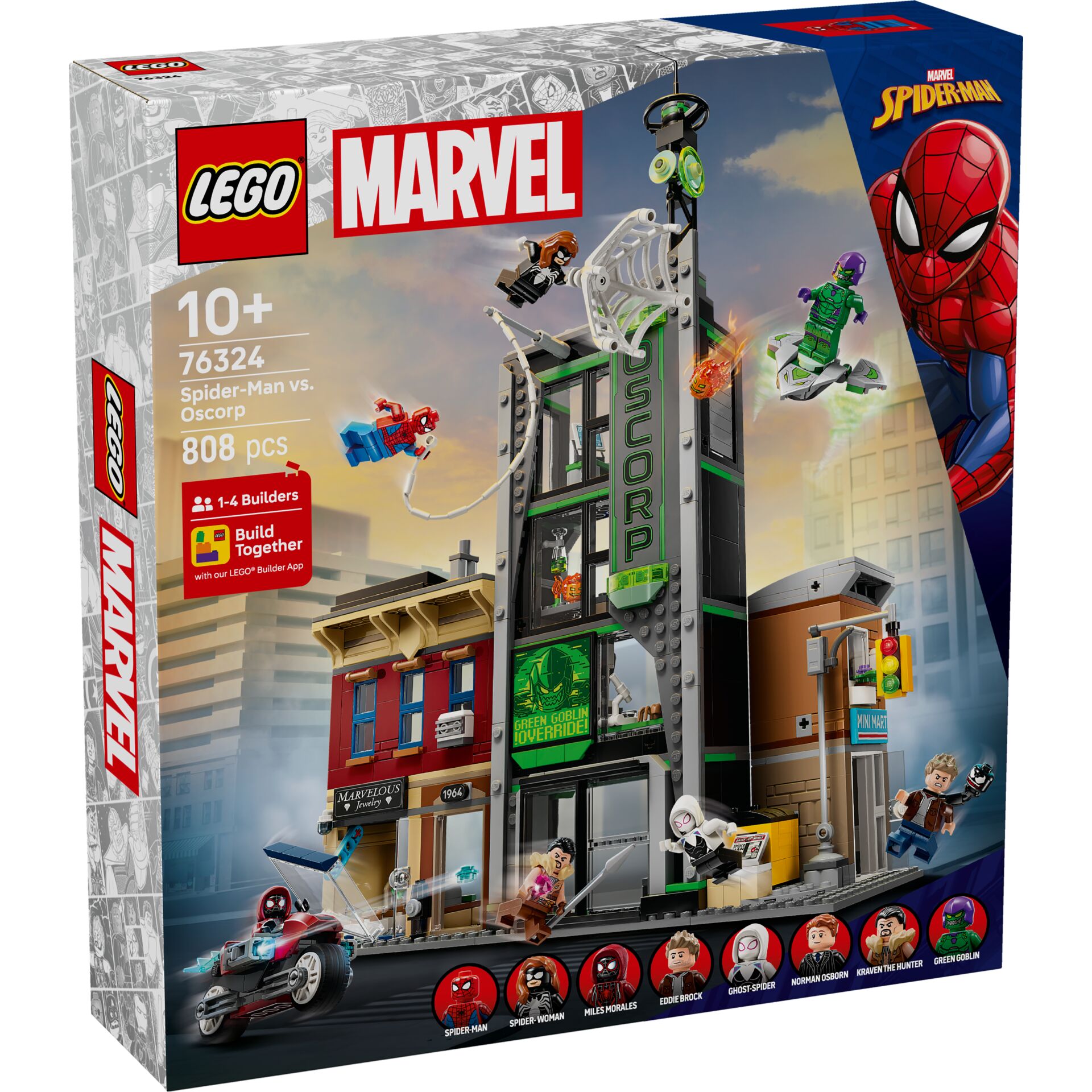 Lego, Marvel, Spider-Man, Stadtbau, Setzstücke
