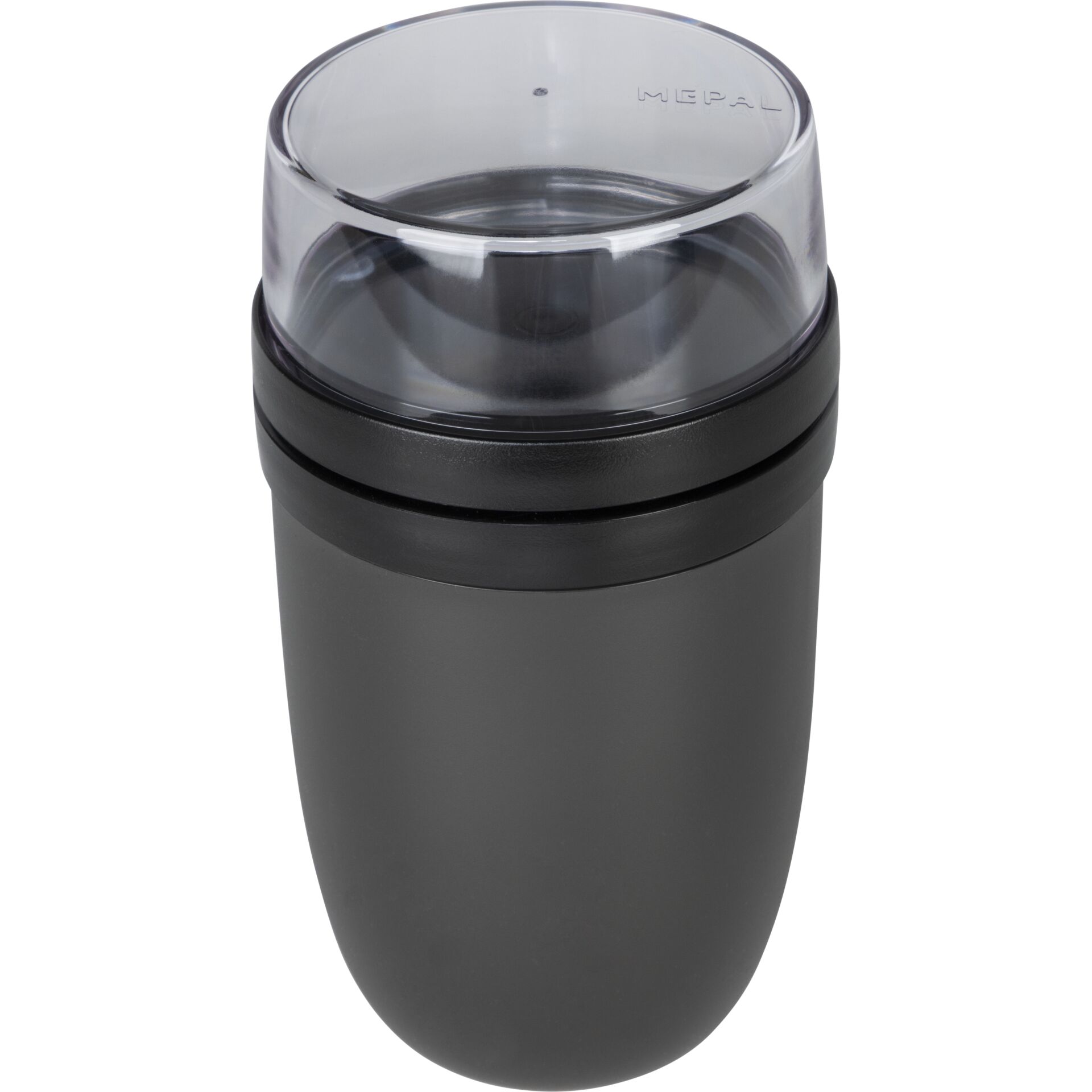 Reisebecher, Kaffeetasse, auslaufsicher, Grau, Kunststoffdeckel
