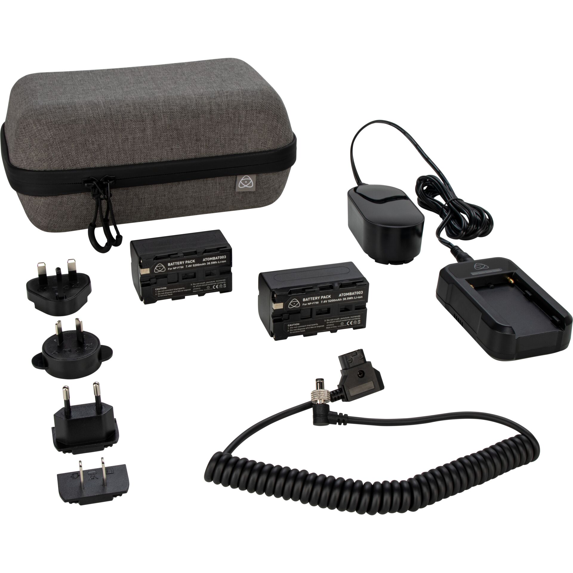 kamera-akkus, batterie-packs, netzteil, ladegerät, coiled-kabel