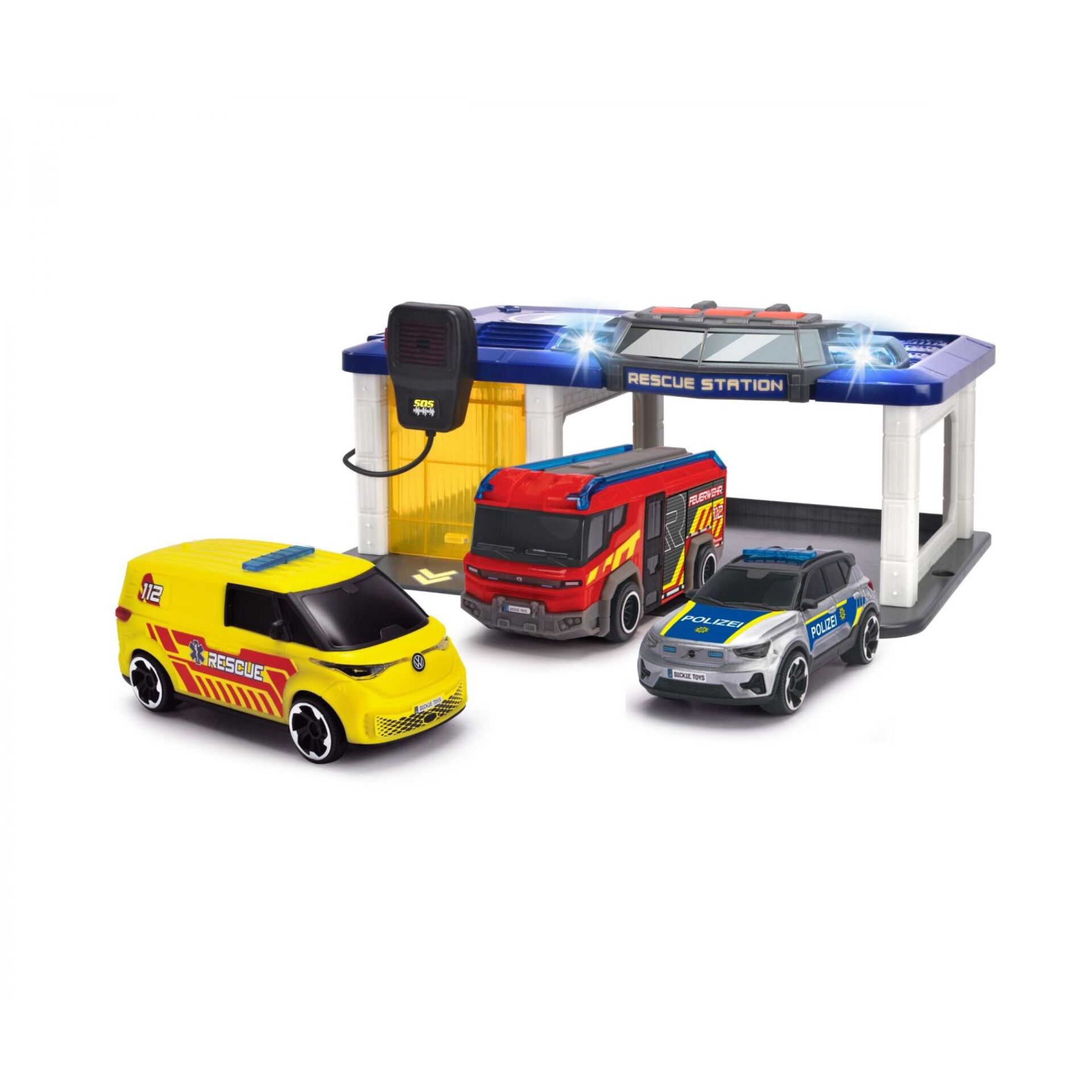 Spielzeugauto, Notfallwagen, Rettungsdienst, Polizeiauto, Kleinstcadeaux
