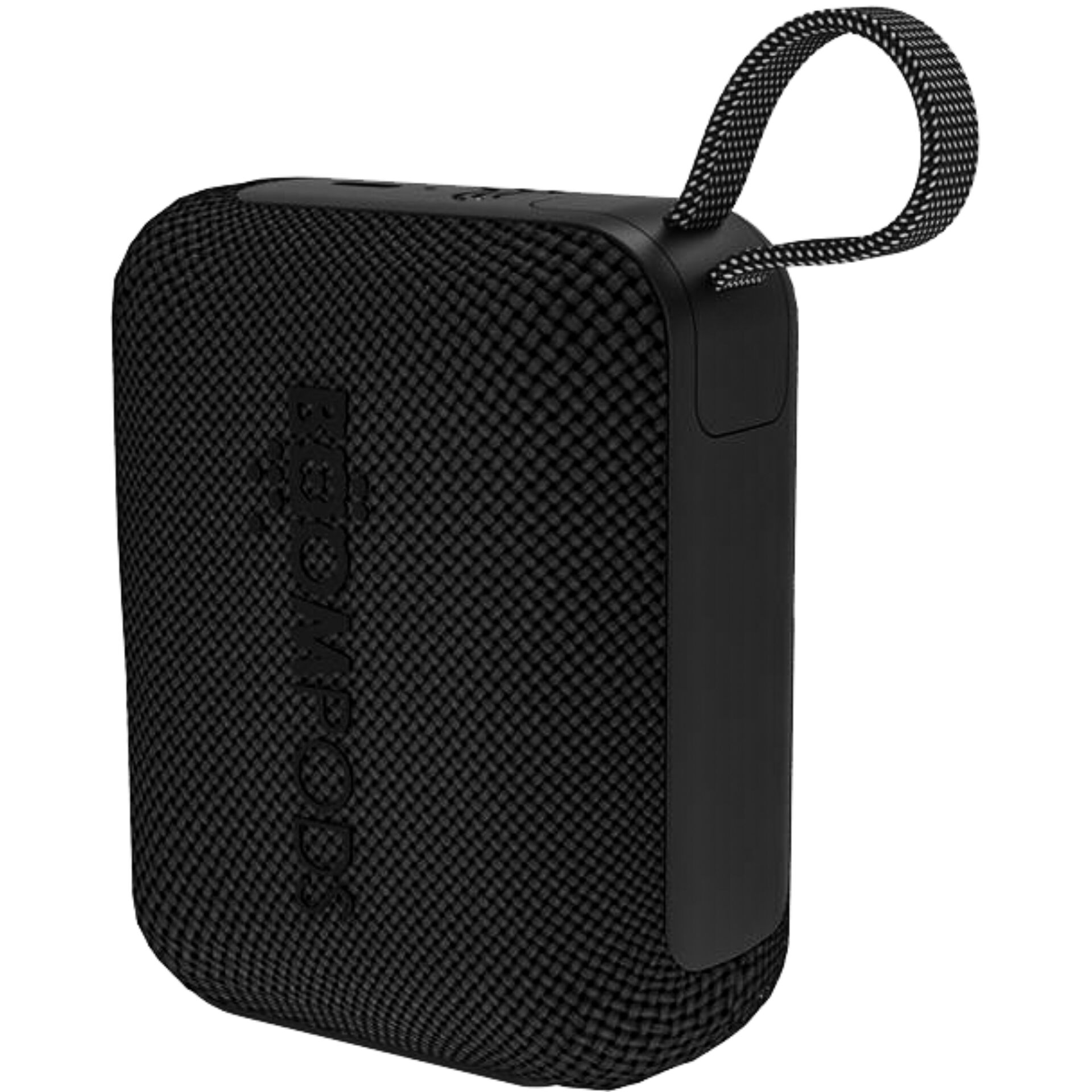 Bluetooth, Lautsprecher, Tragbar, Schwarz, Texturiertes-Gewebe