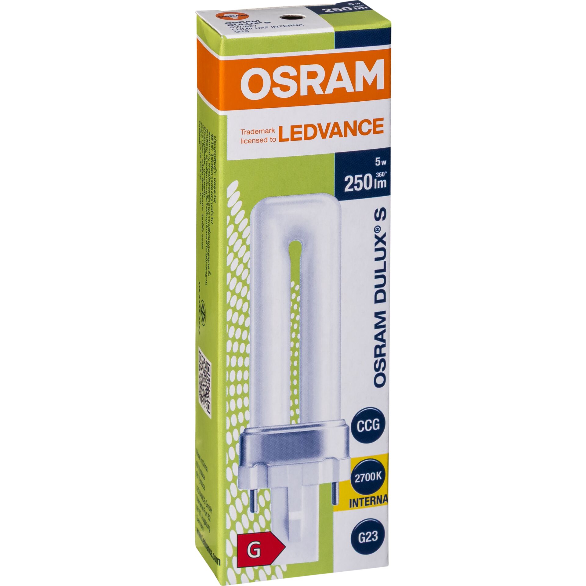 LED-Lampe, Osram, 250 lm, 2700K, G24d-3
