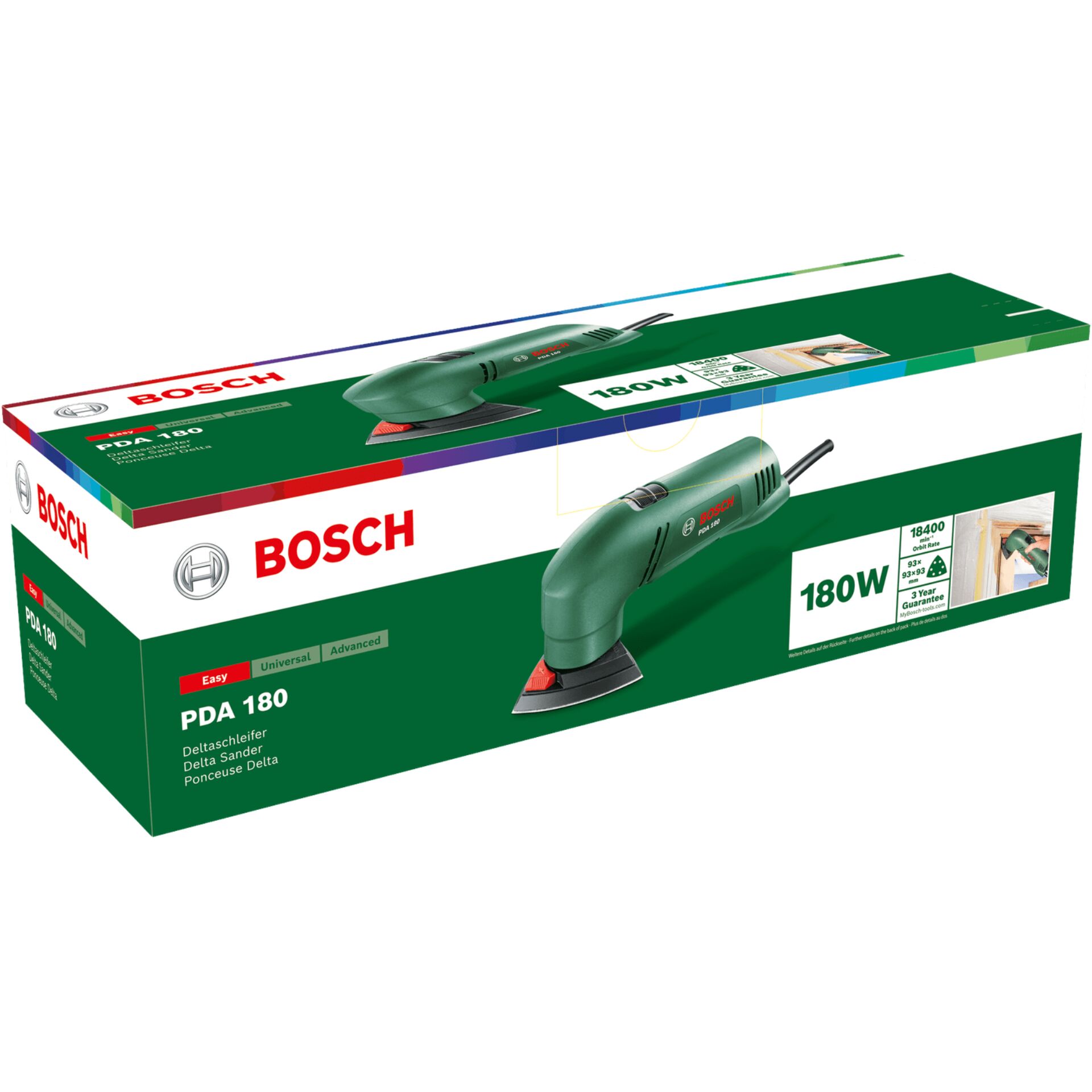 PDA 180, Delta Schleifer, 180W, Schleiferbox, Bosch