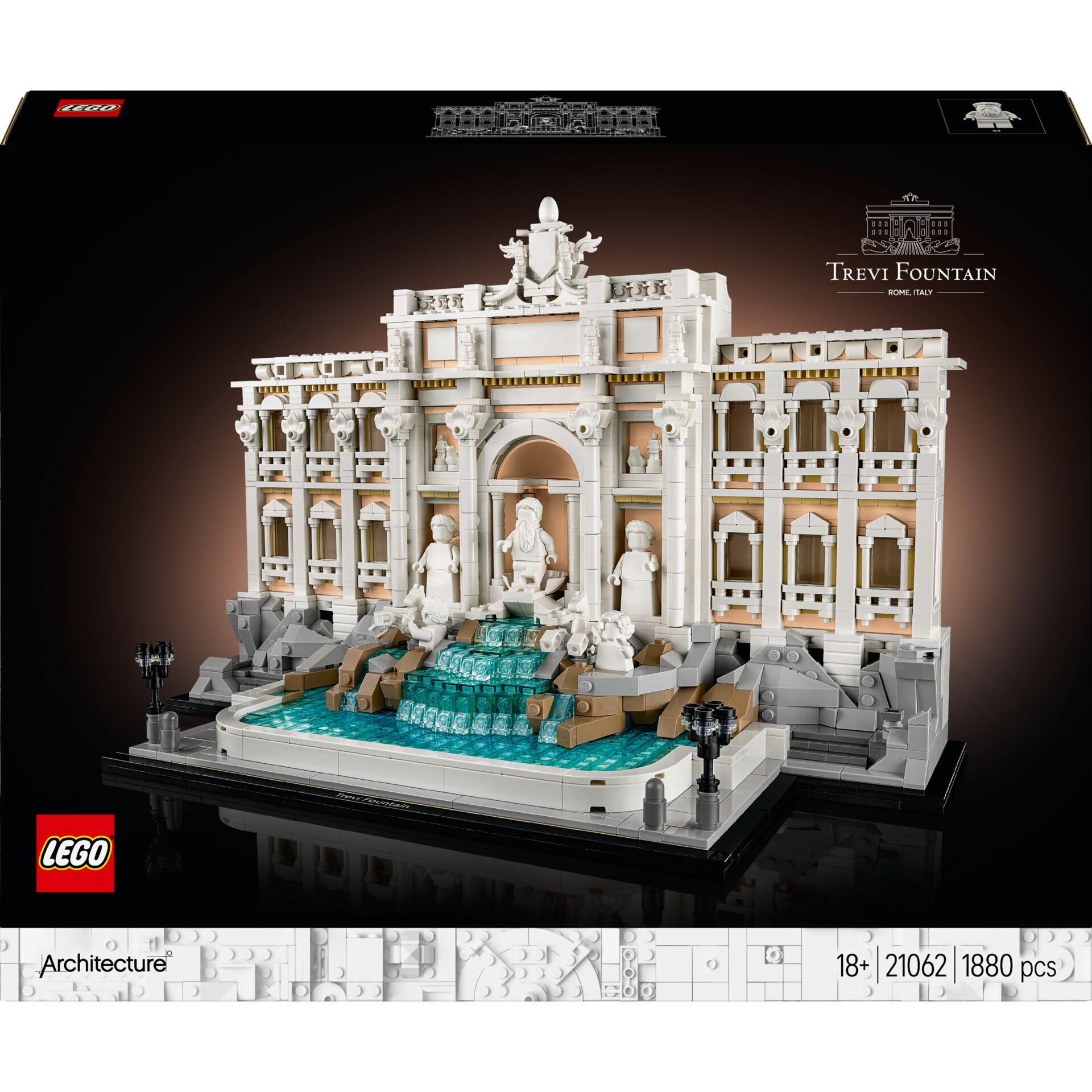 Architektur, Gebäude, Brücke, Fontäne, Legoset