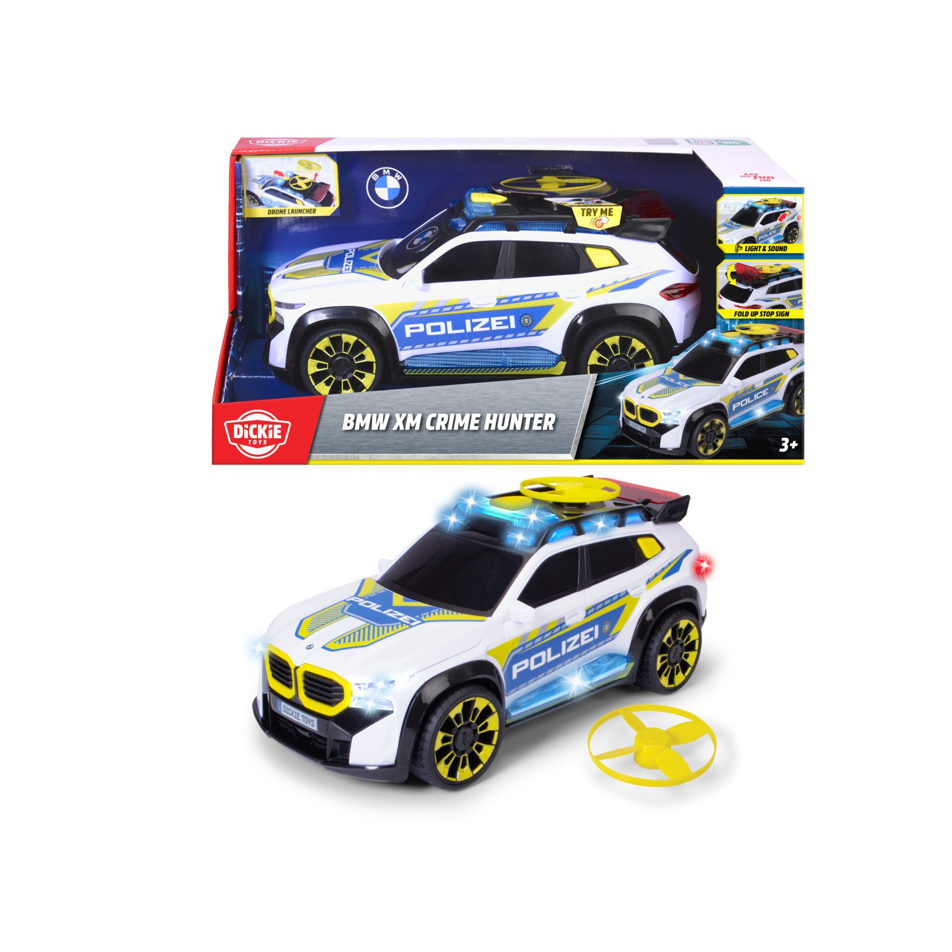 Polizei SUV, Spielzeugauto, BMW, Polizei, LED-Lichter