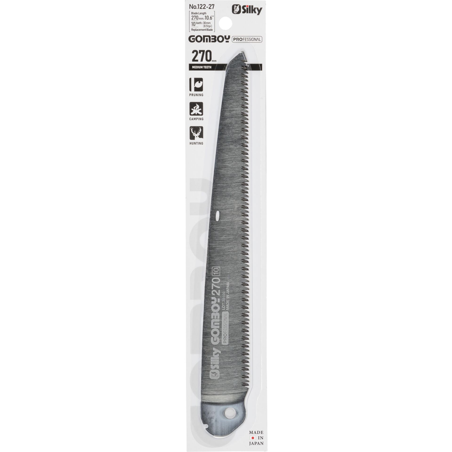 Silky Ersatzsägeblatt für Gomboy  270-10 medium (122-27)
