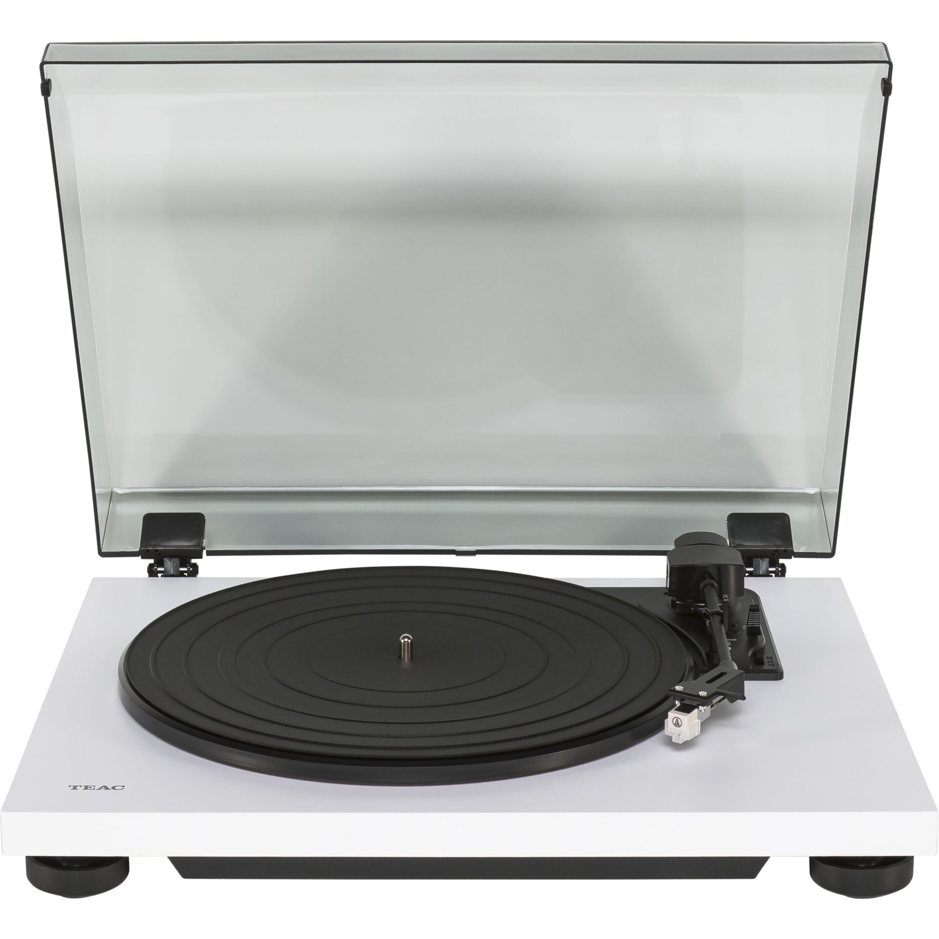 Plattenspieler, Turntable, Schwarz, Glasabdeckung, Tonarm