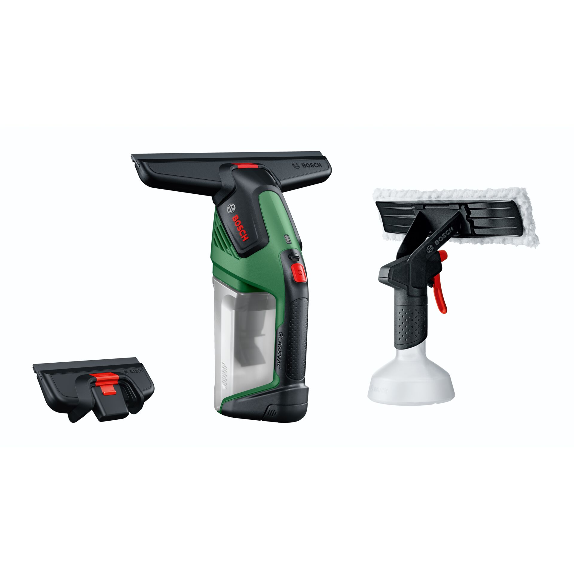 Akku-Wischer, Fensterreiniger, Bosch, Kärcher-ähnlich, Spülflasche?