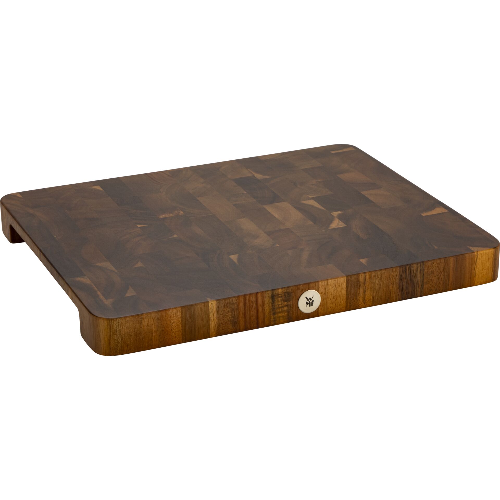 Schneidebrett, Holz, Muster, quadratisch, dunkles Holzmuster