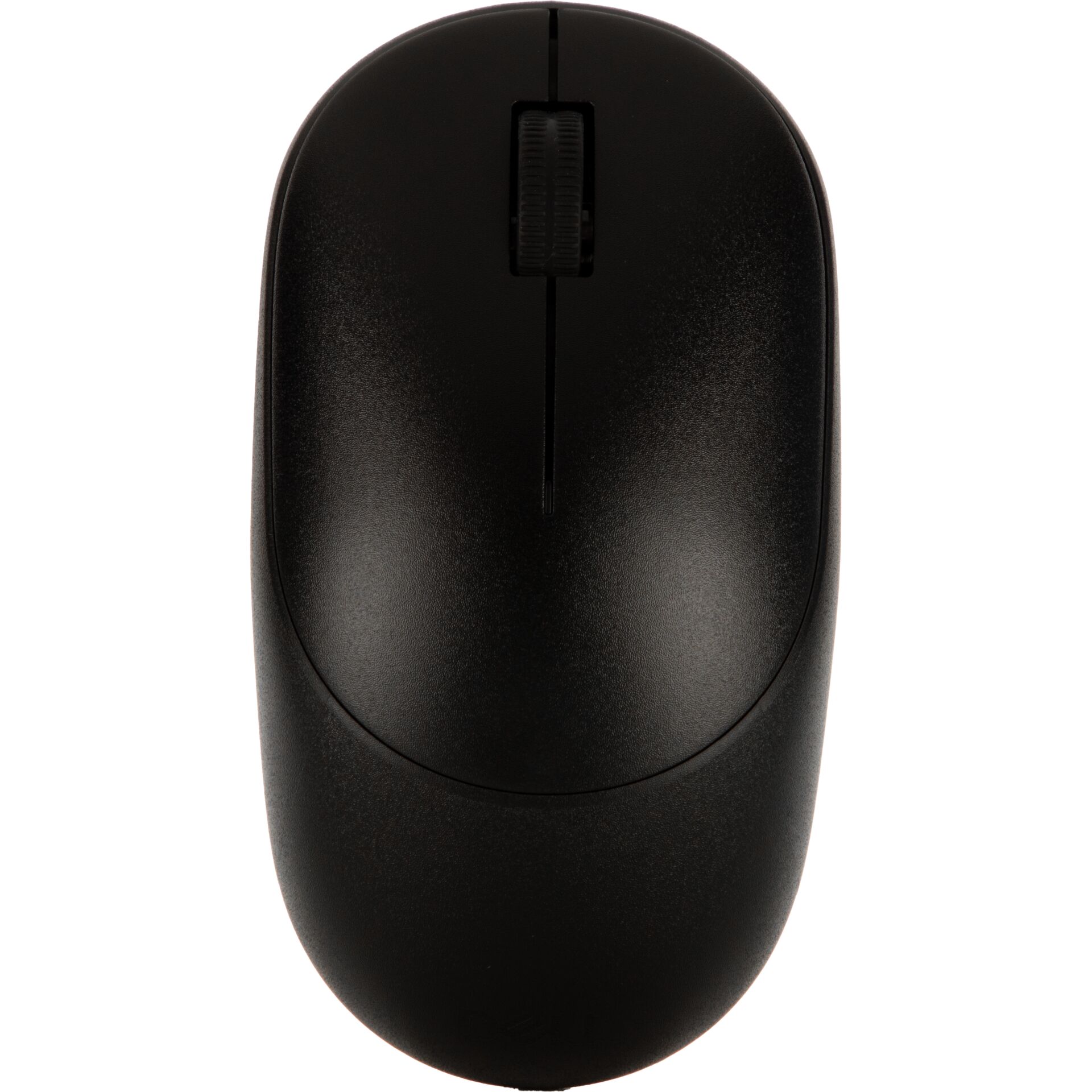 Maus, Kabellose Maus, Schwarz, Gummierte Oberfläche, Scrollrad, Maus, Drahtlos, Schwarz, USB, Scrollrad