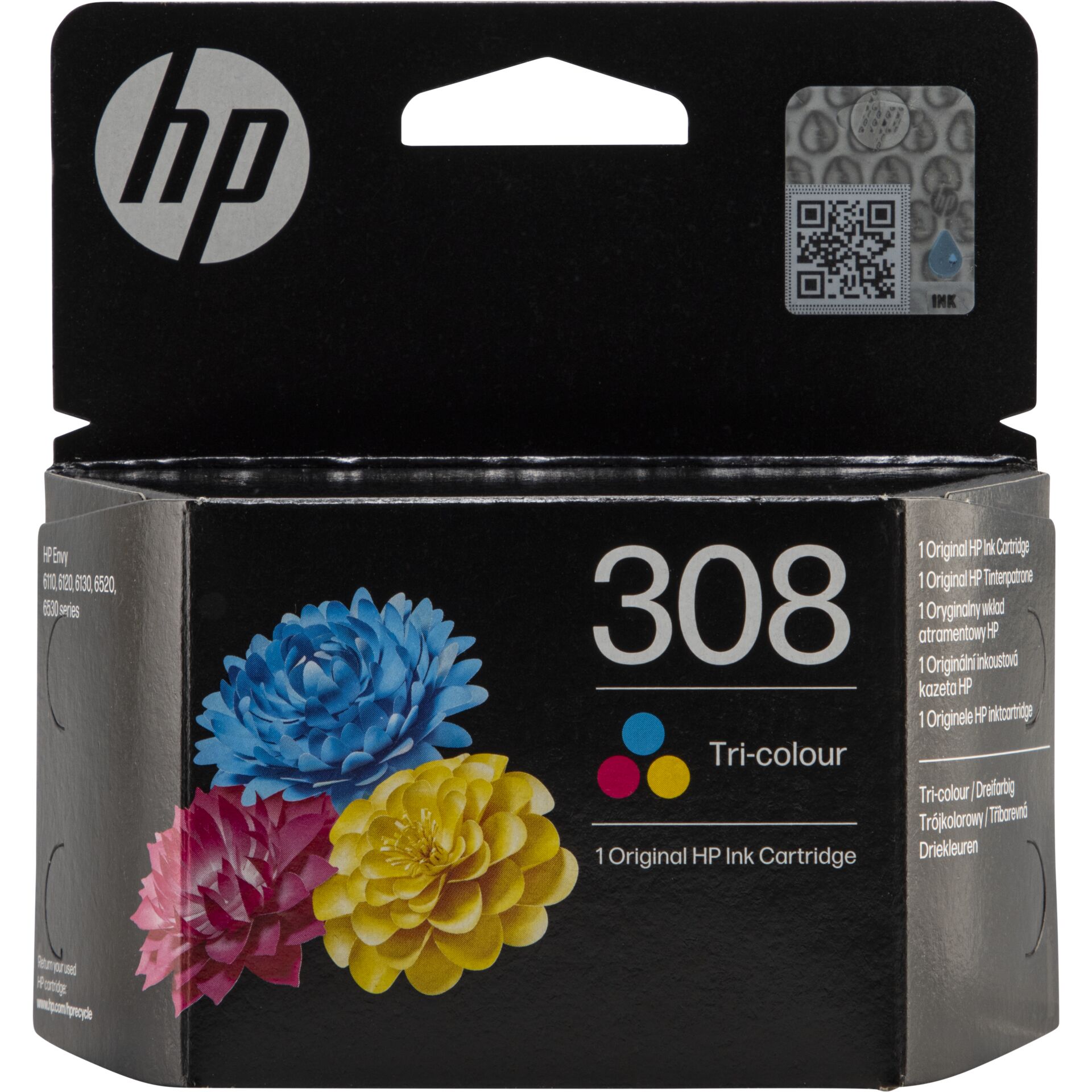 HP Tintenpatrone, 308 Dreifarbig, Original HP, Tintenpatrone, Dreifarbiges Tintenpatrone