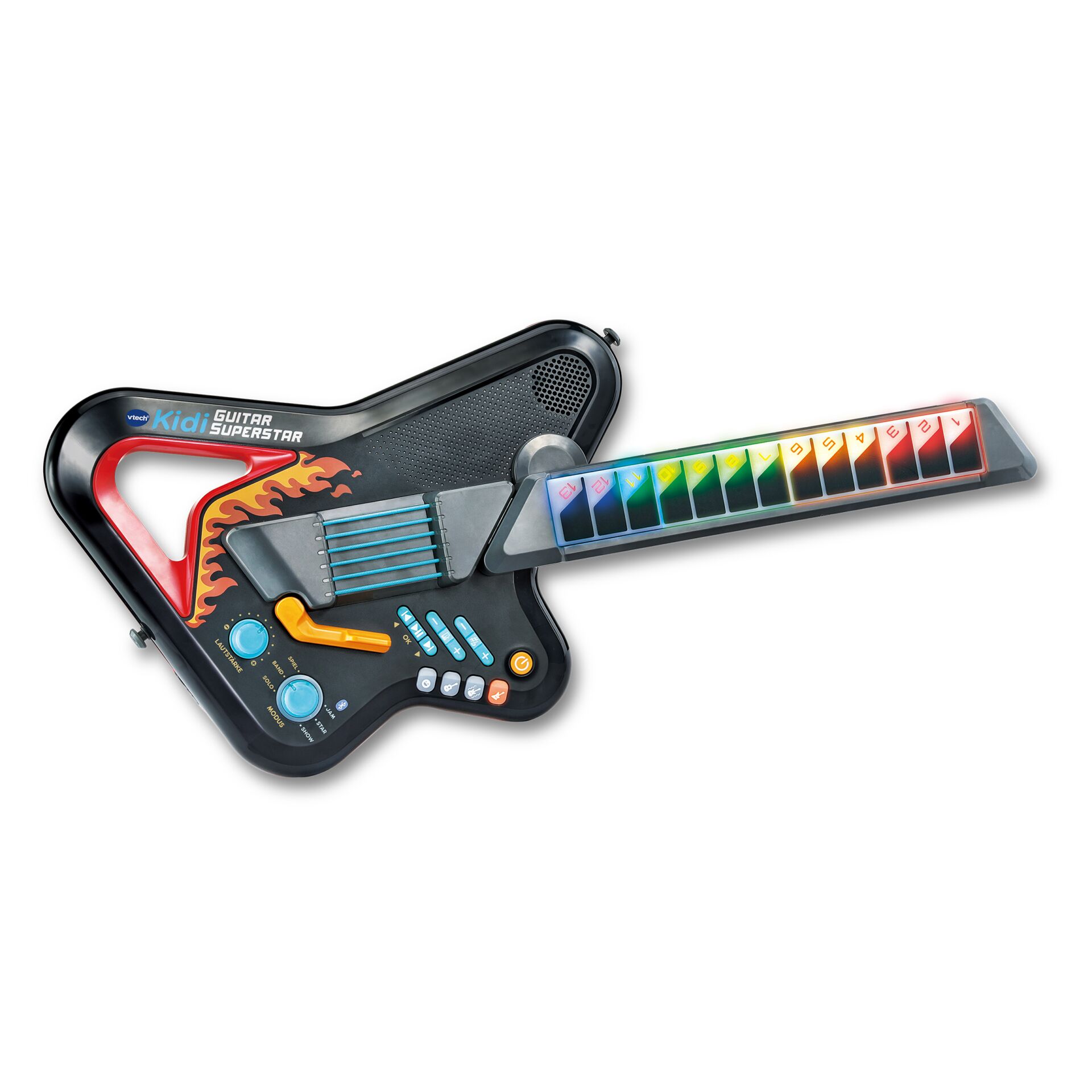 Kindergitarre, Lernspielzeug, Gitarre, Lichtstreifen, Farbband