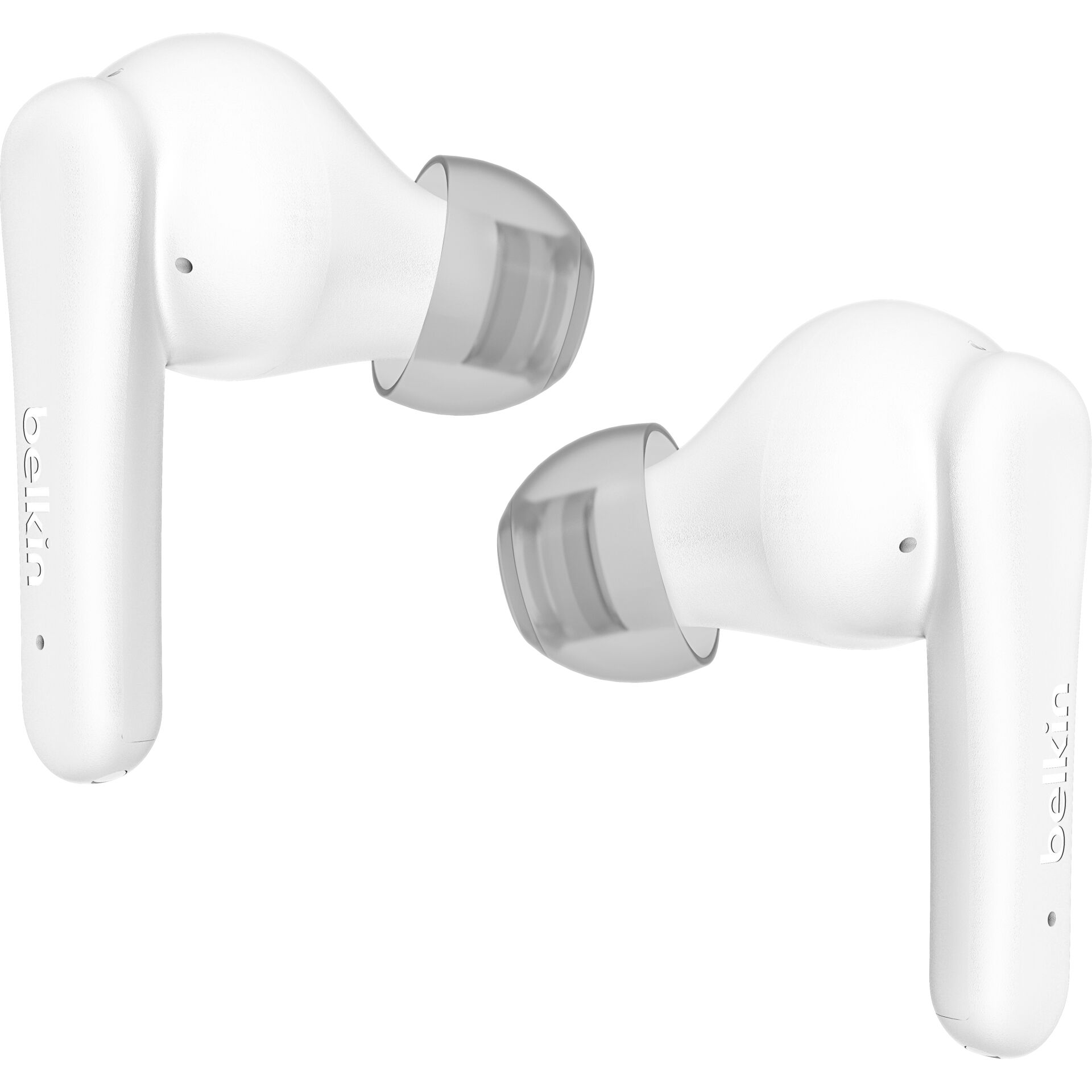 in-ear, ohrstöpsel, kabellose, weiße, silicone tips