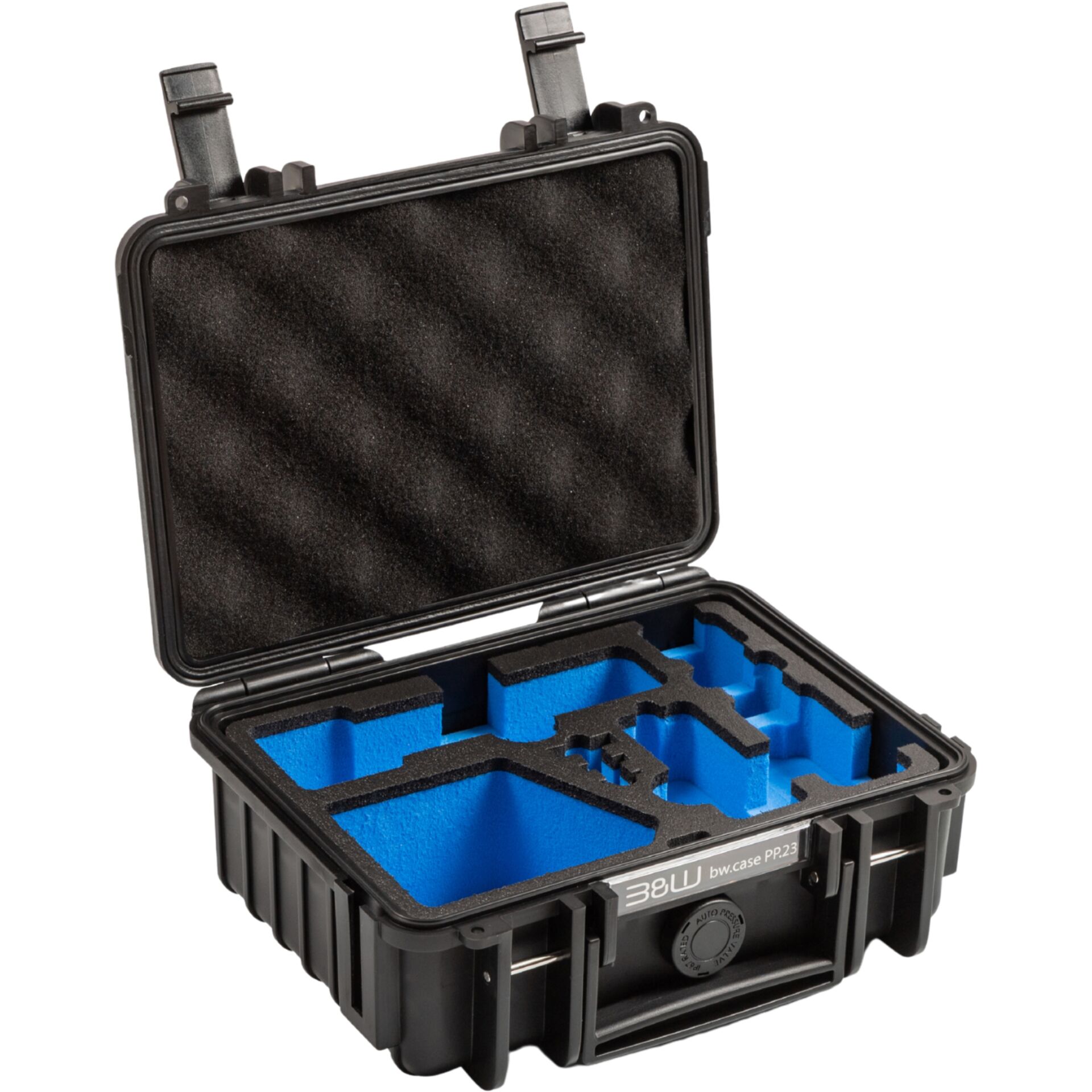 Case, Koffer, Kunststoff, Blau, Schaumstoff