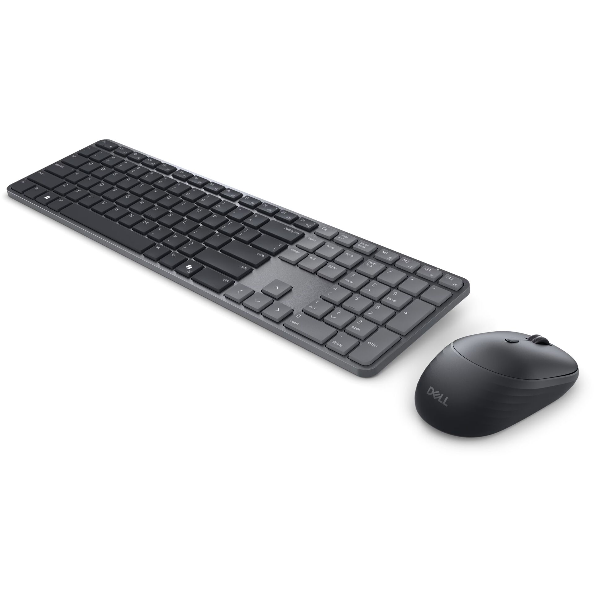 Tastatur, Kabelloses Keyboard, Schwarz, QWERTZ, Maus