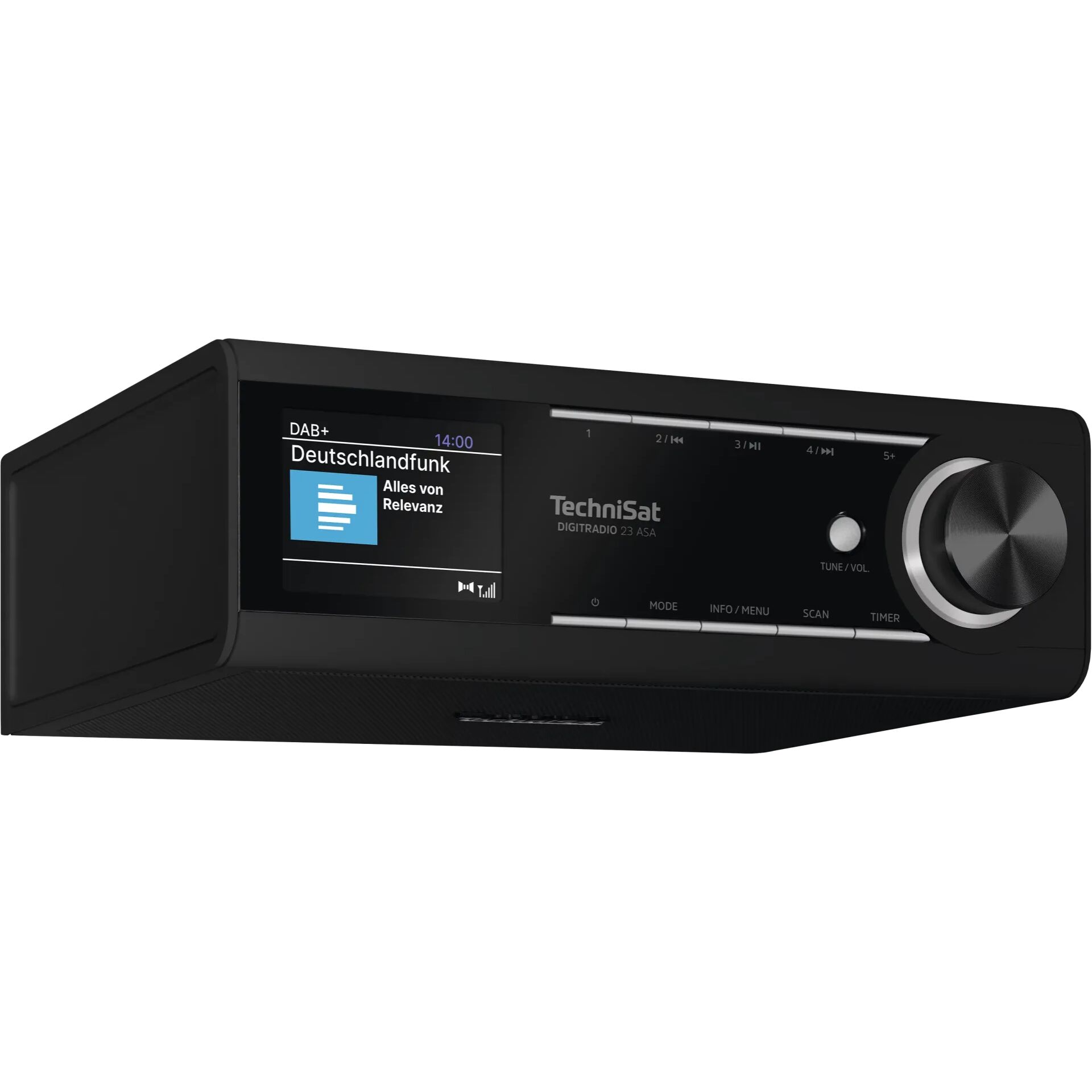 DAB+ Empfänger, Autoradio, Digitalradio, Tuner, Schwarz