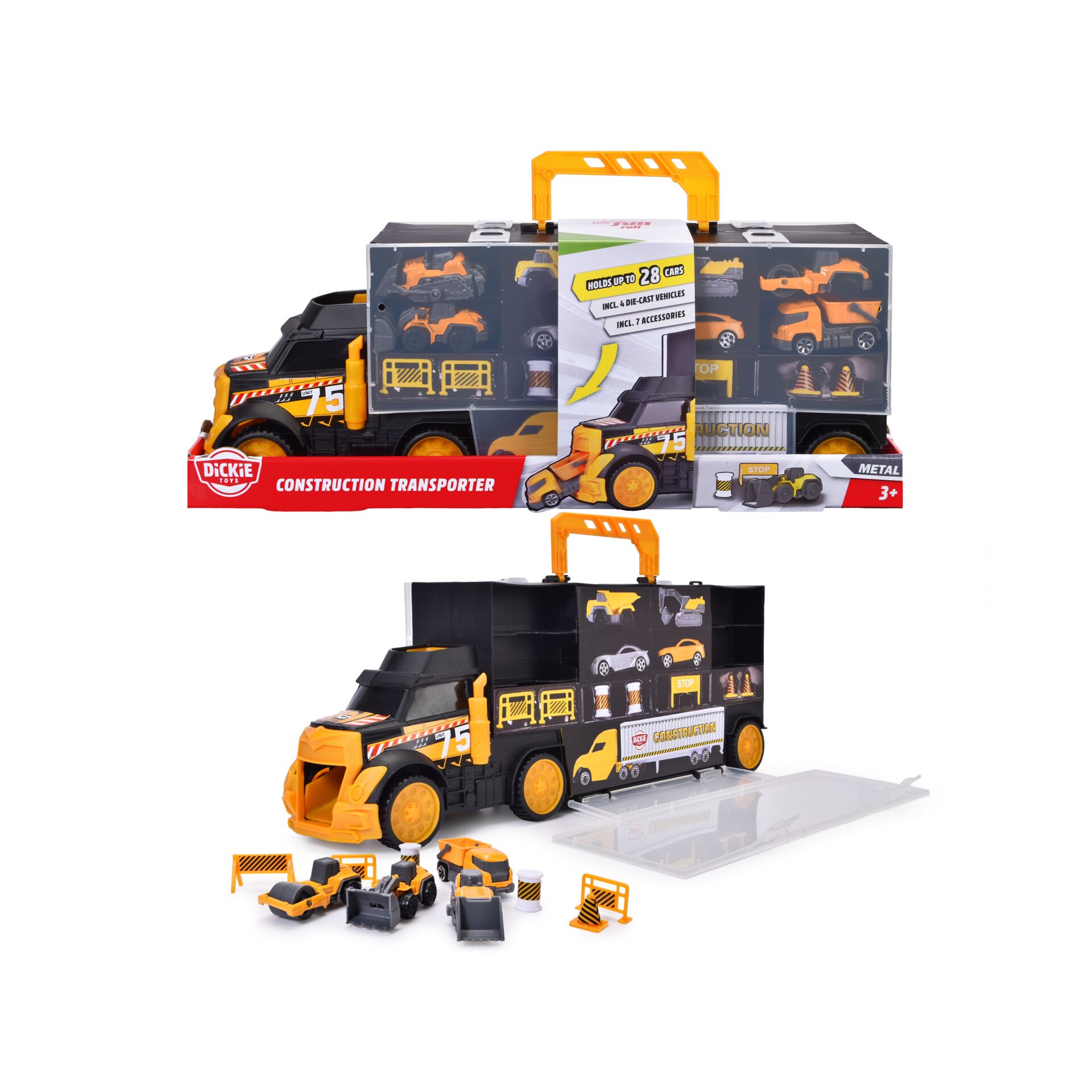Konstruktions-LKW, Kipper, Spielset, Fahrzeug-Set, Plastikbauteil