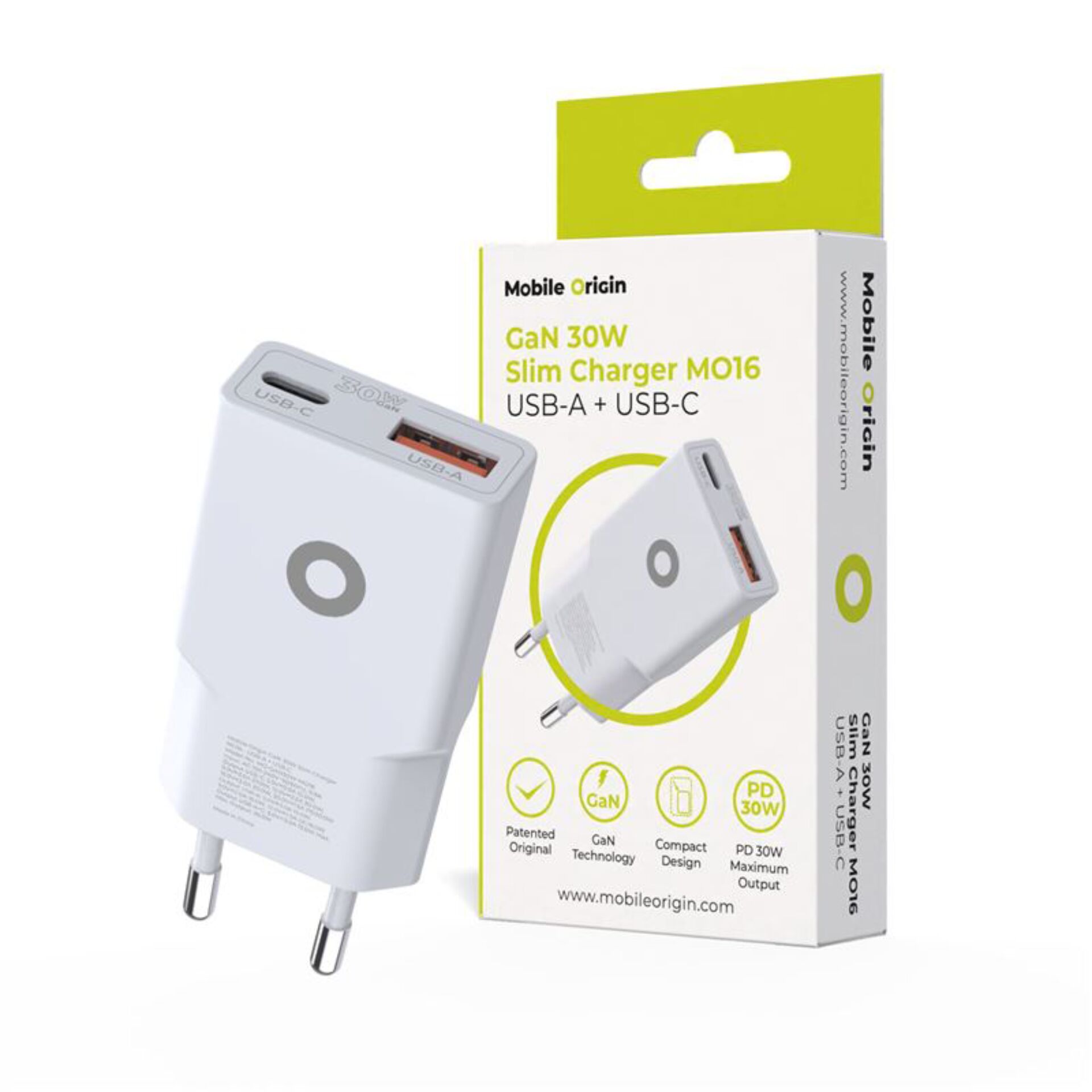 Ladegerät, USB-C, USB-A, GaN, Wandadapter