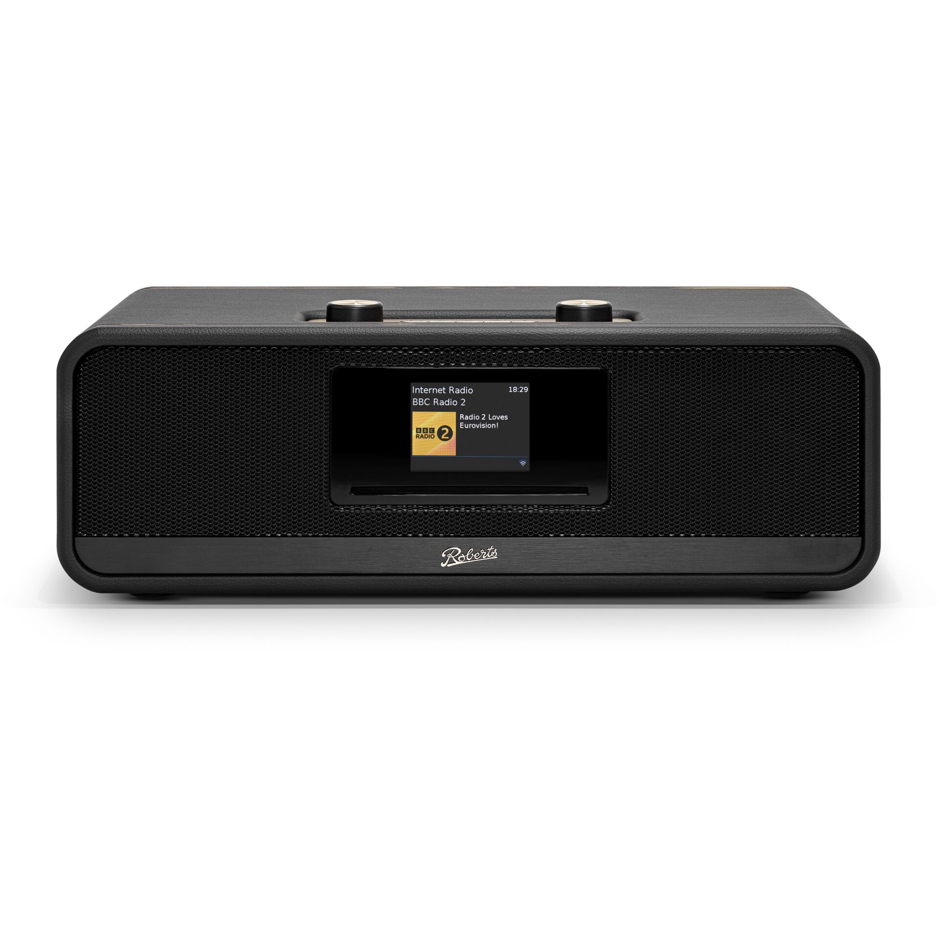 Portabler Lautsprecher, Bluetooth-Lautsprecher, Digitale Anzeige, Schwarz, Kompakte Bauweise