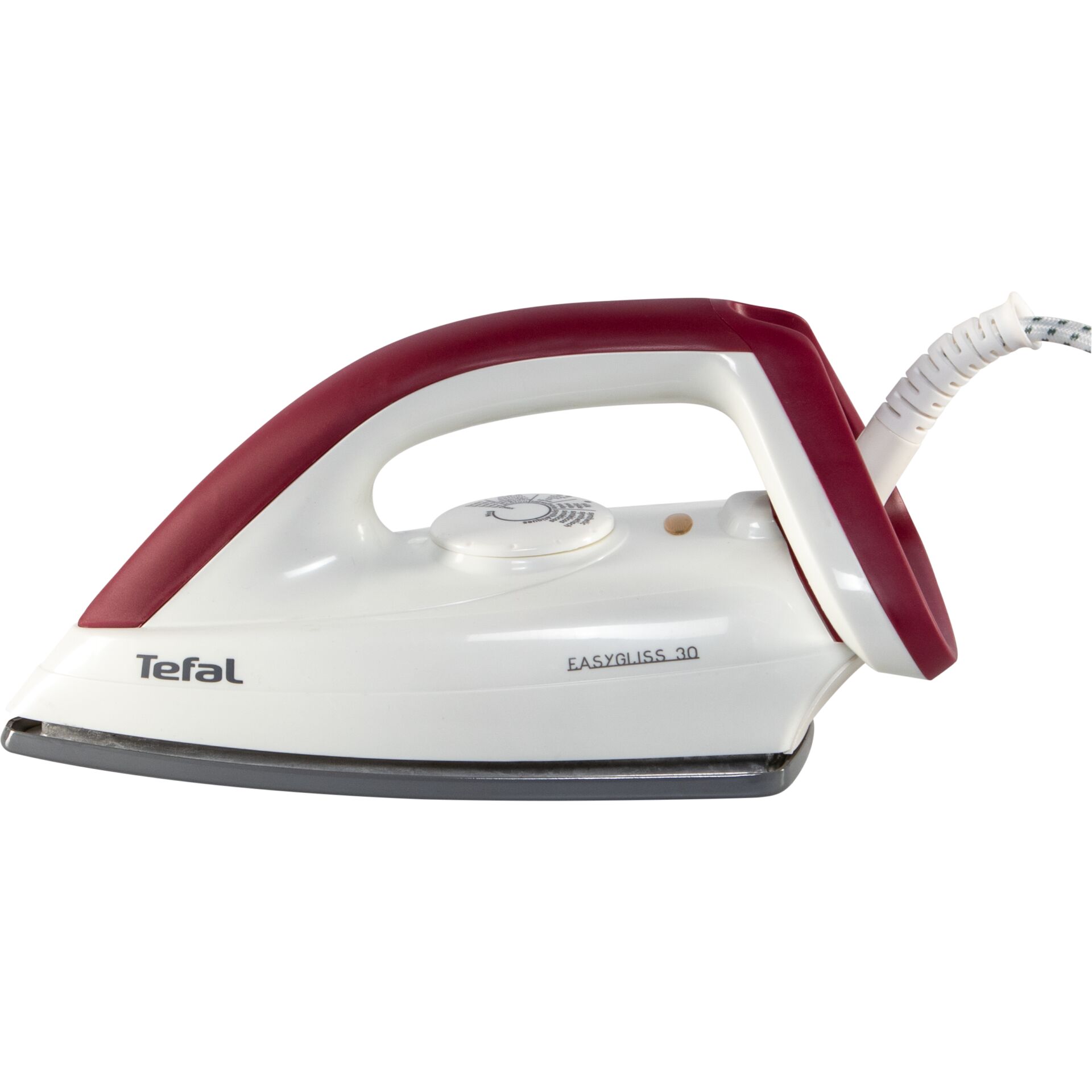 Gerät, Elektrisches Gerät, Bügeleisen, Bügeleisen, Dampfbügeleisen, weiß, bordeauxrot, Kabel